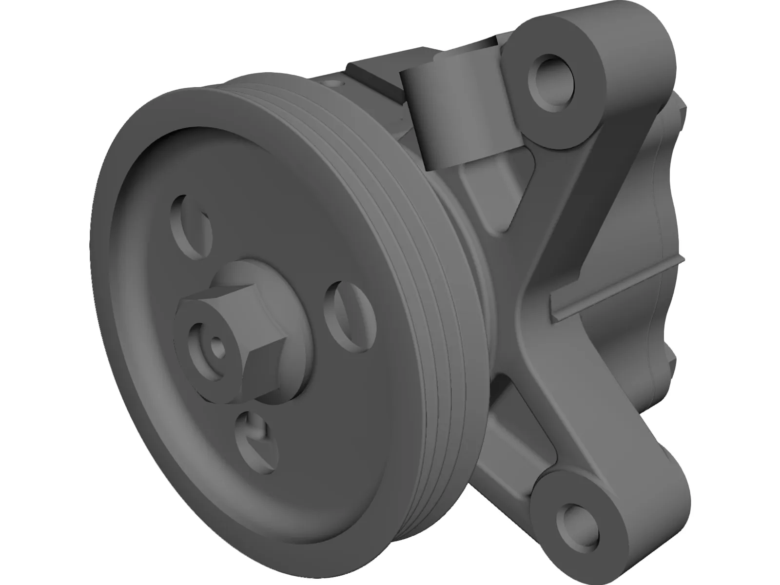 Power Steering Pump Honda Prelude H22A (1993-2001) 3D Model