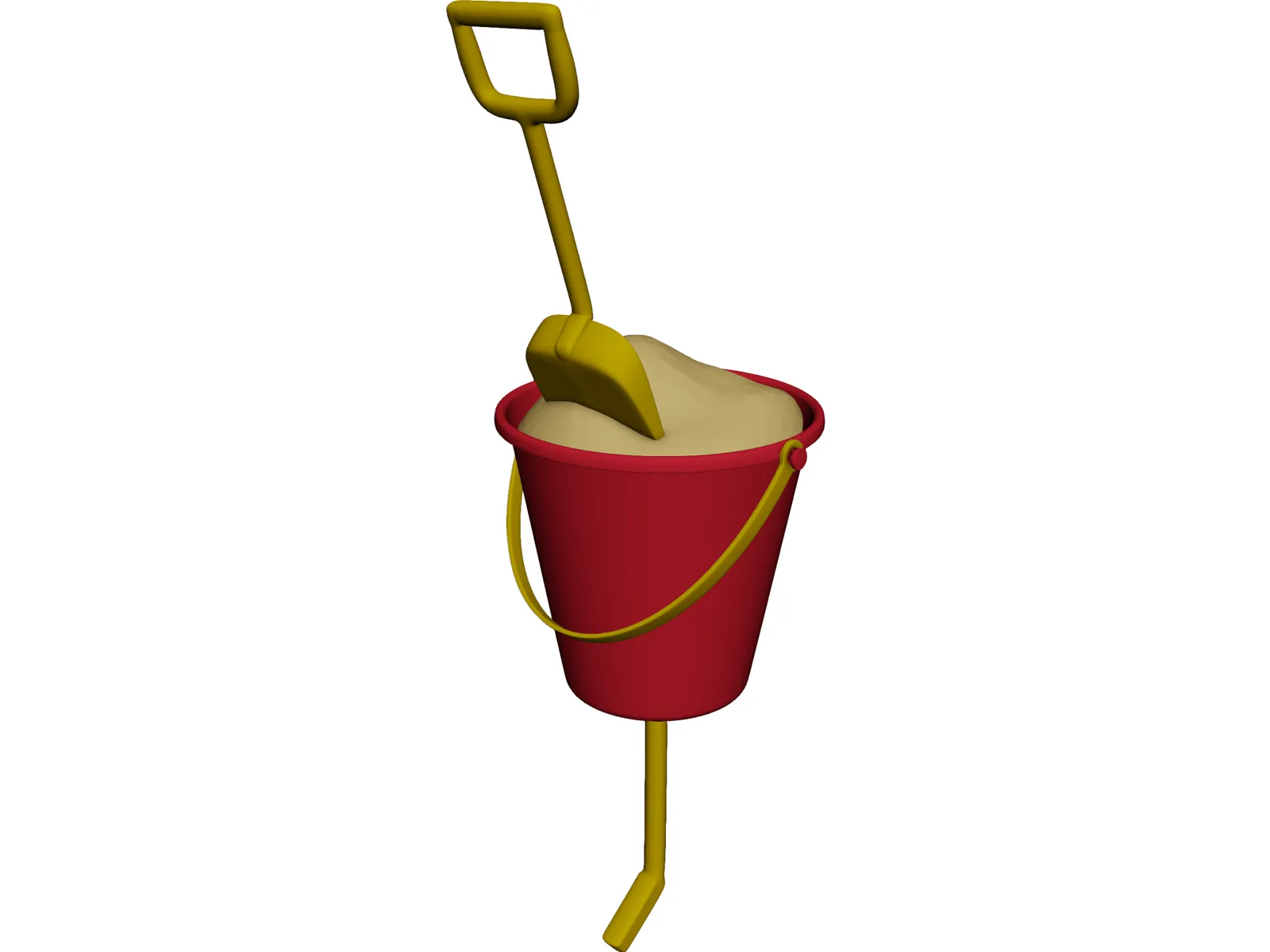 Sand Bucket 3D Model