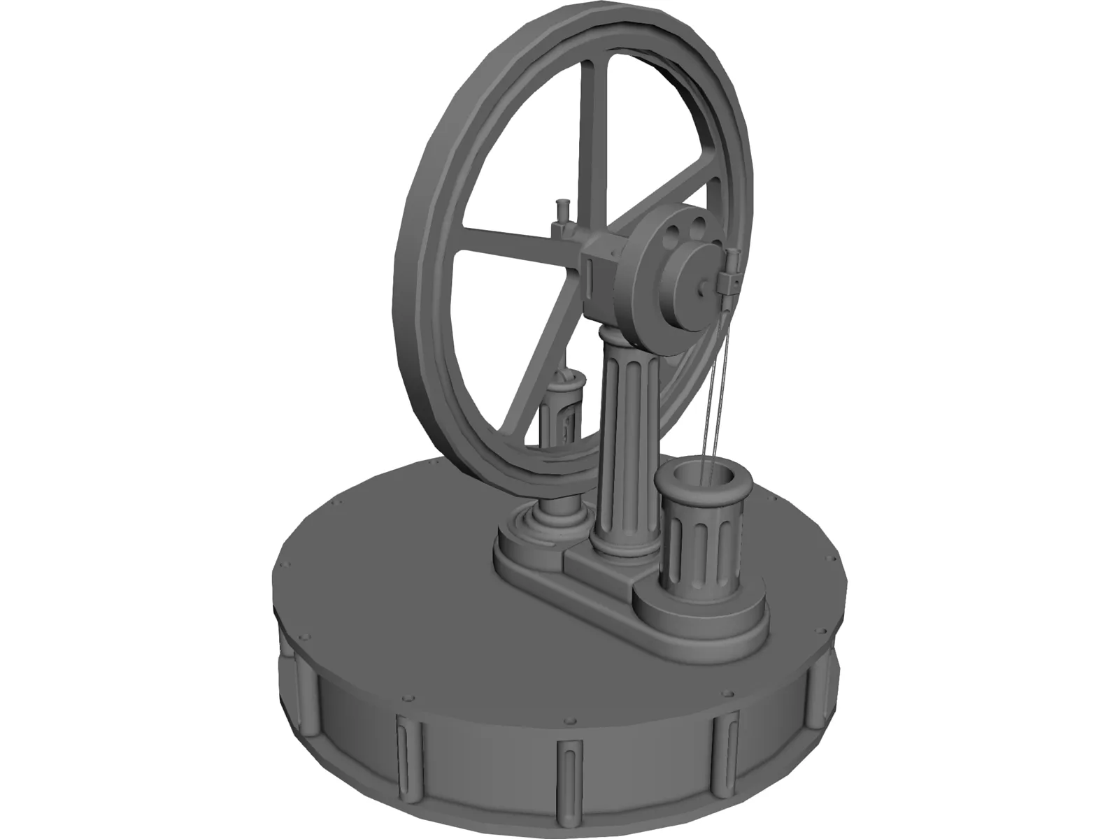 Miser Stirling Engine 3D Model