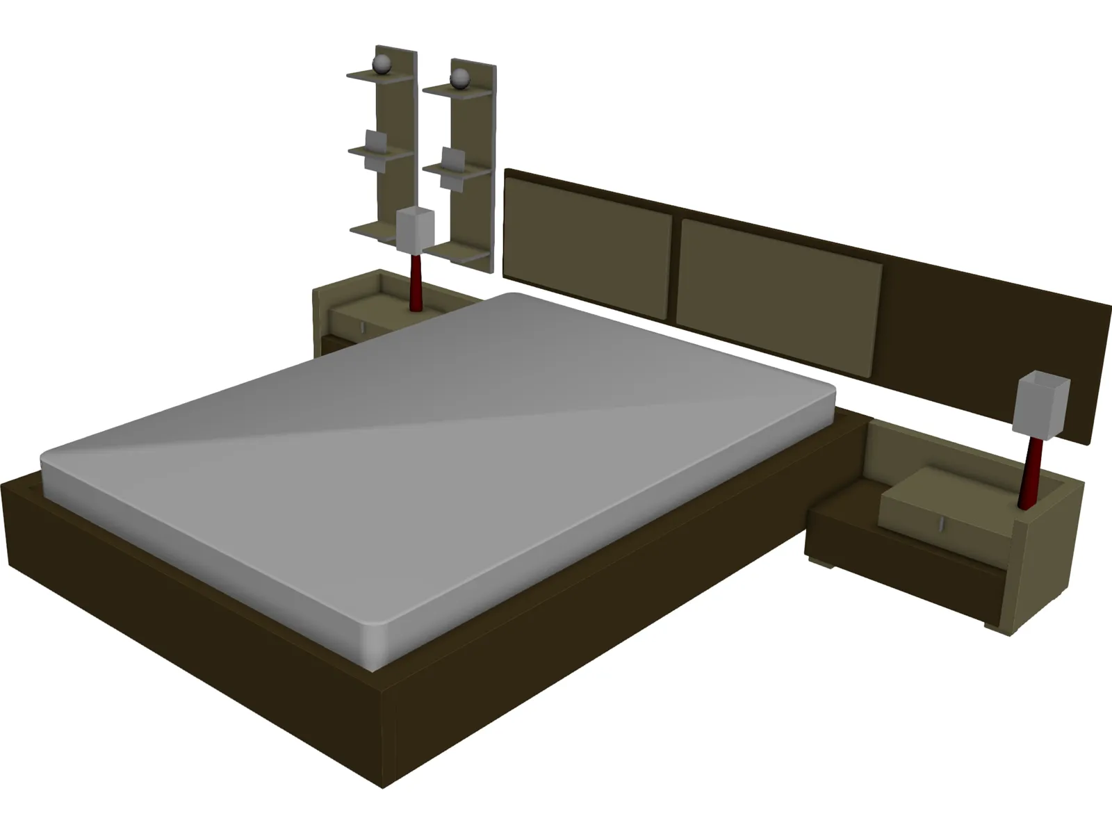 Bed 3D Model