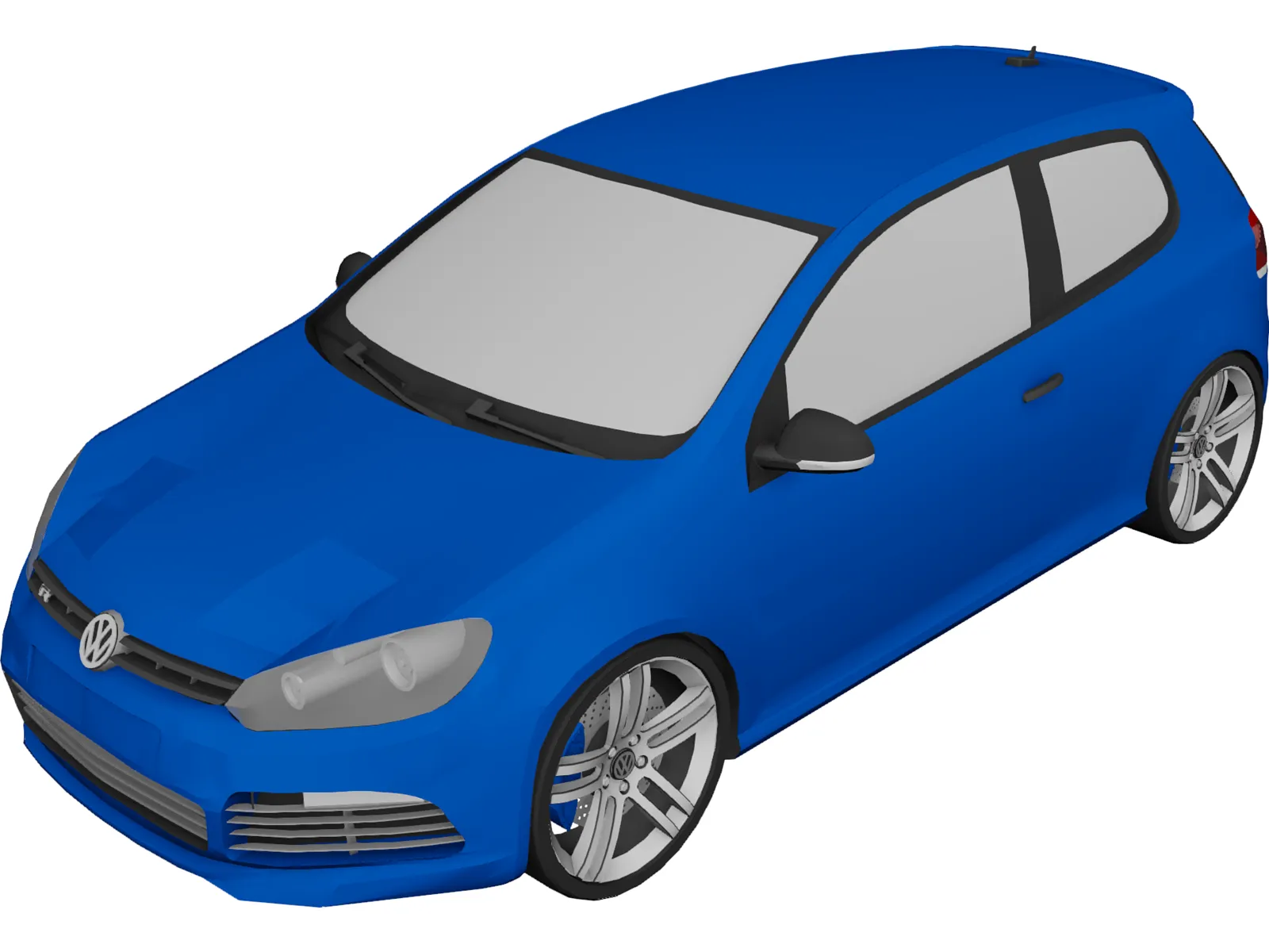 Volkswagen Golf V Mk6 GTR 3D Model