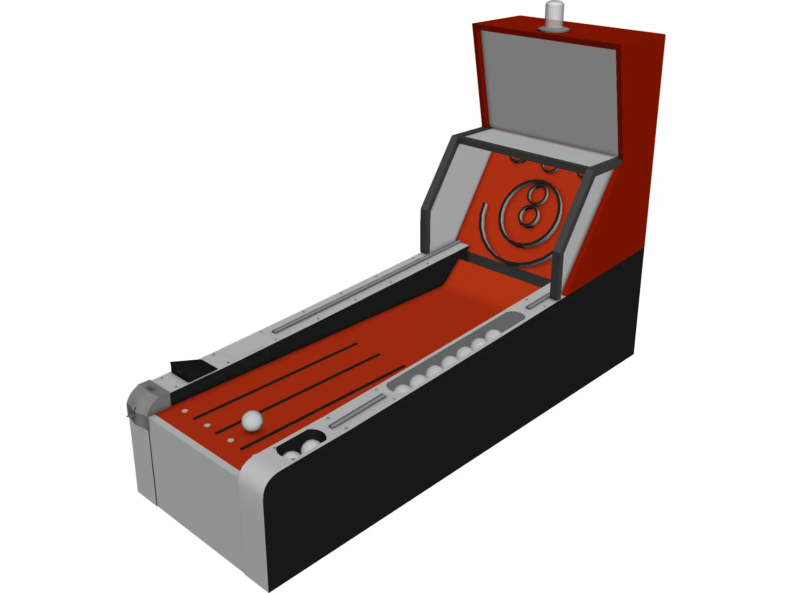 Skeeball 3D Model