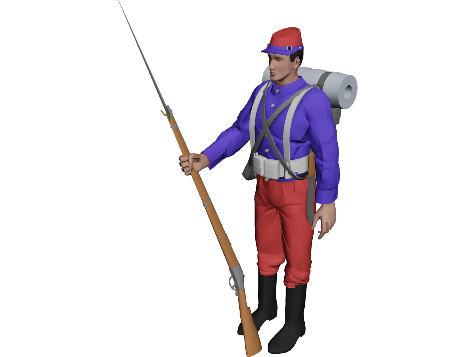 Soldier (1879) 3D Model