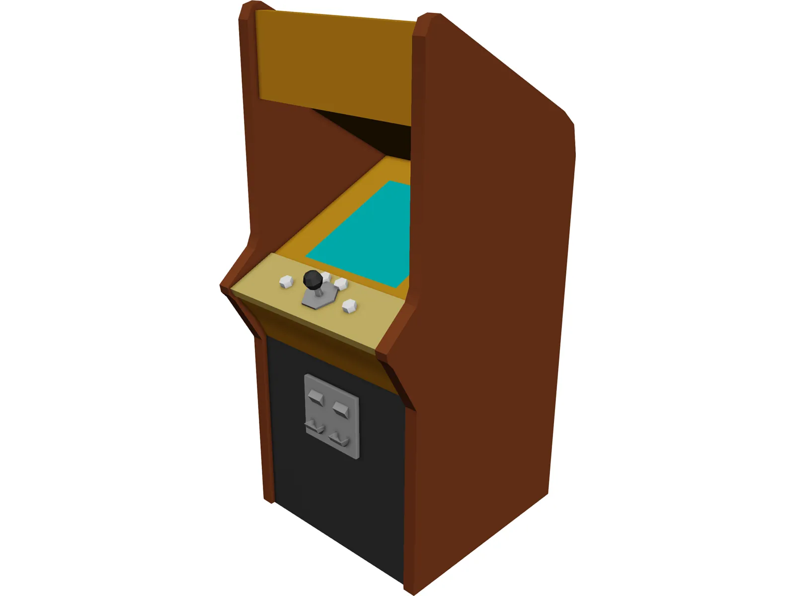 Arcade Game 3D Model