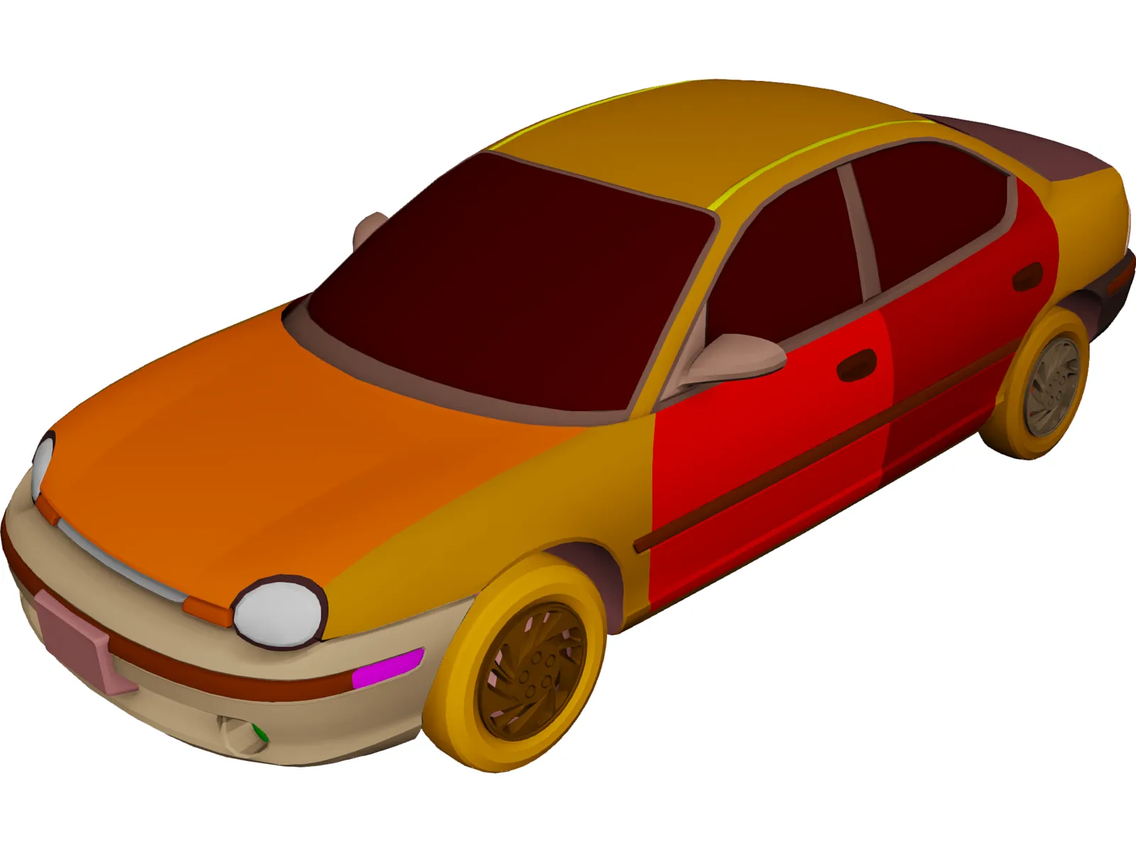 Dodge Neon (1995) 3D Model