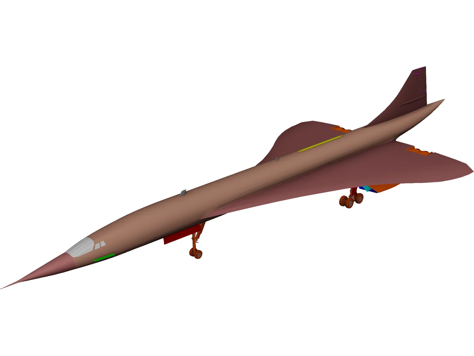 Concorde 3D Model