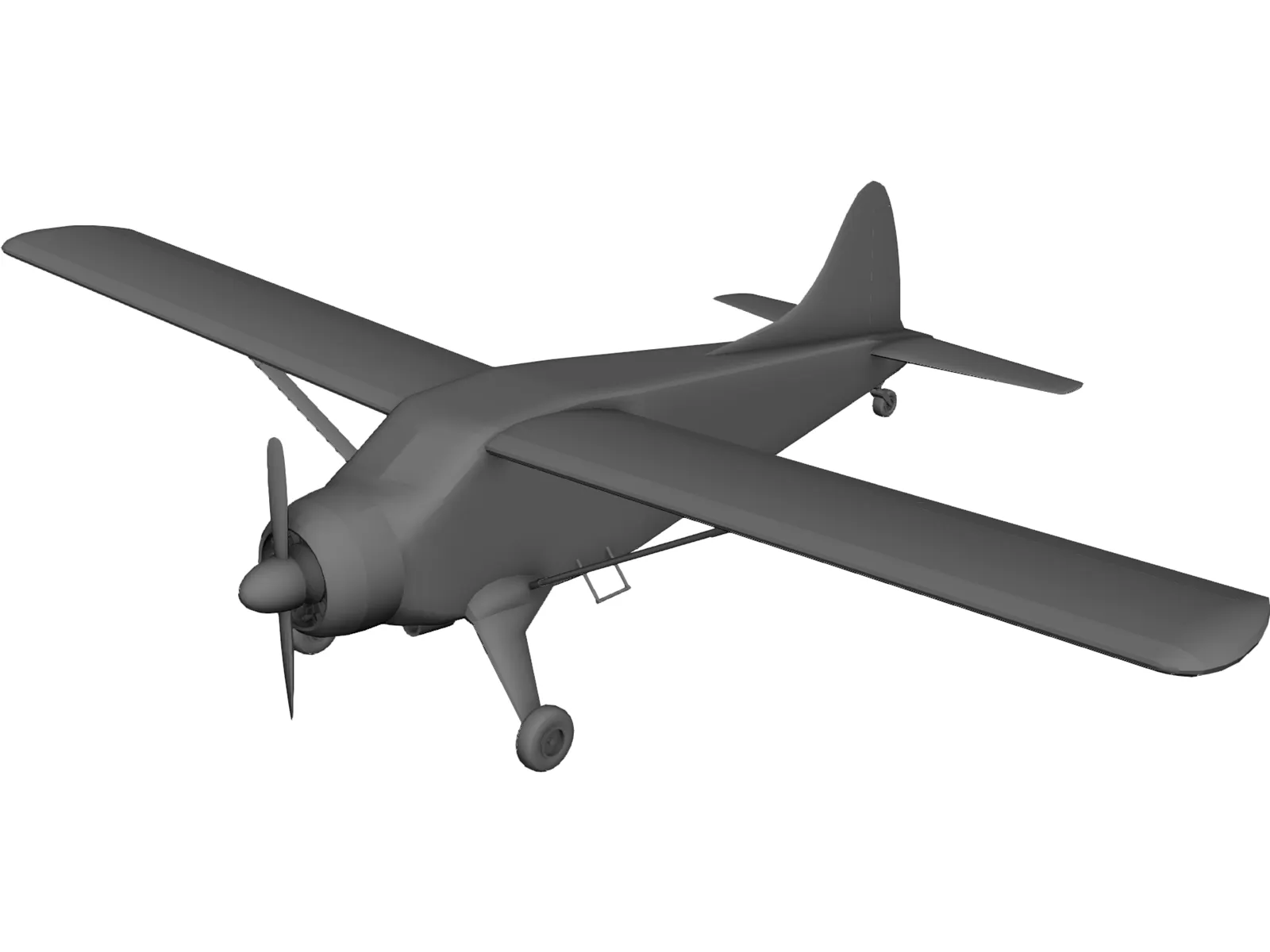 de Havilland Canada DHC-2 Beaver 3D Model