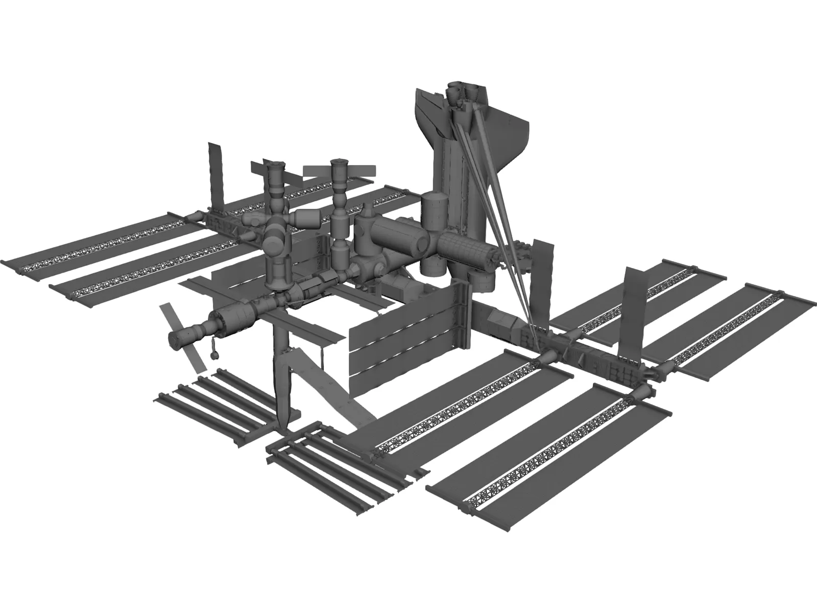 International Space Station 3D Model