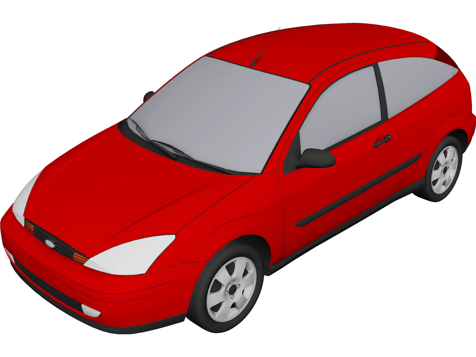 Ford Focus (2000) 3D Model