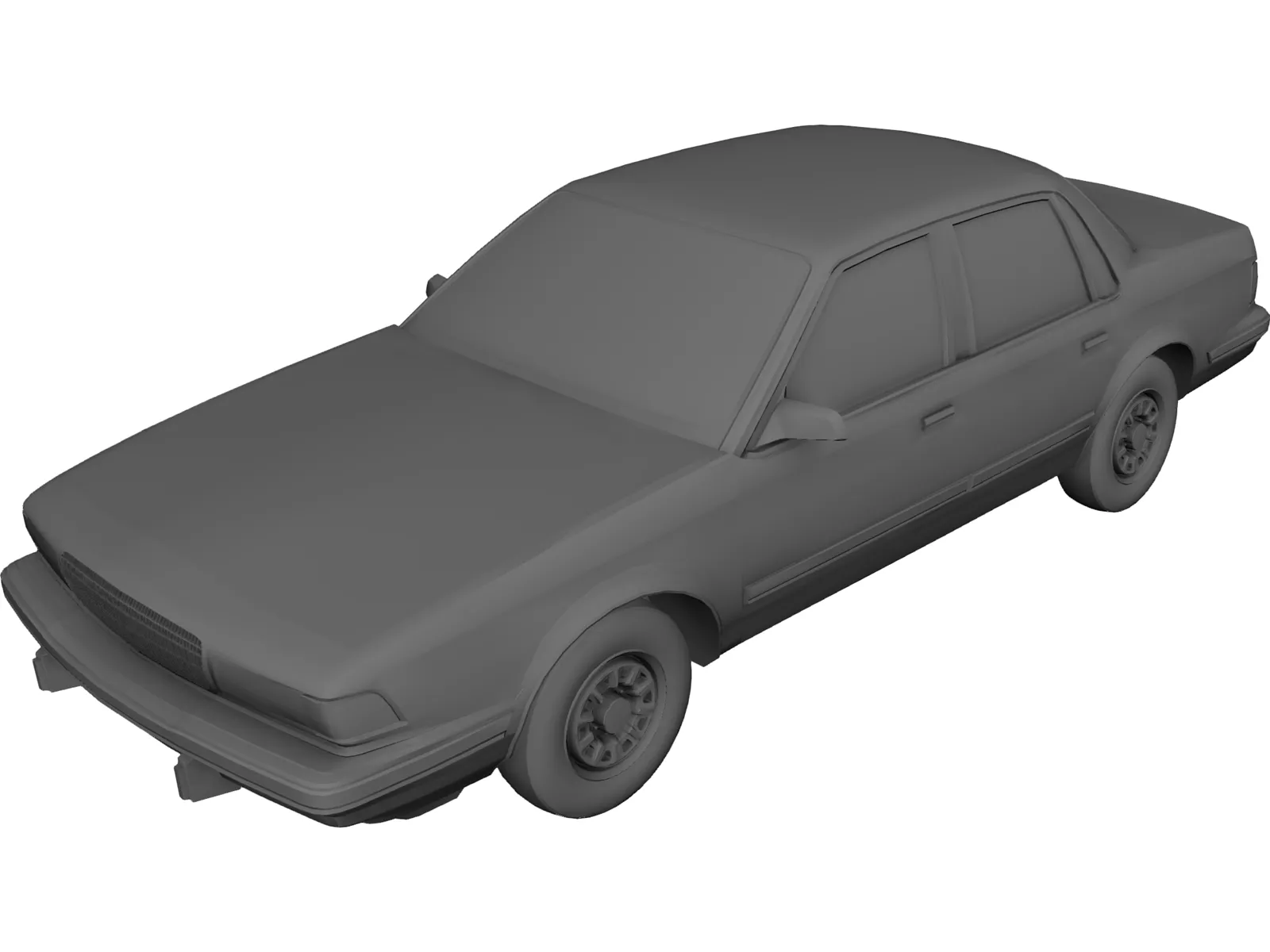 Buick Century (1992) 3D Model