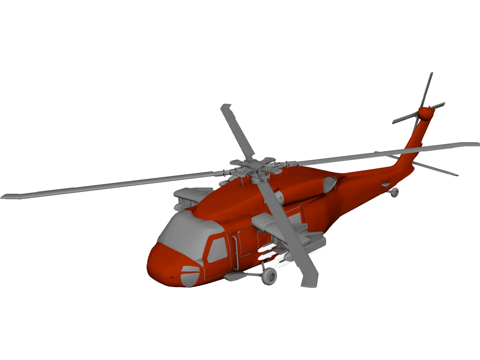 Sikorsky UH-60 Black Hawk 3D Model