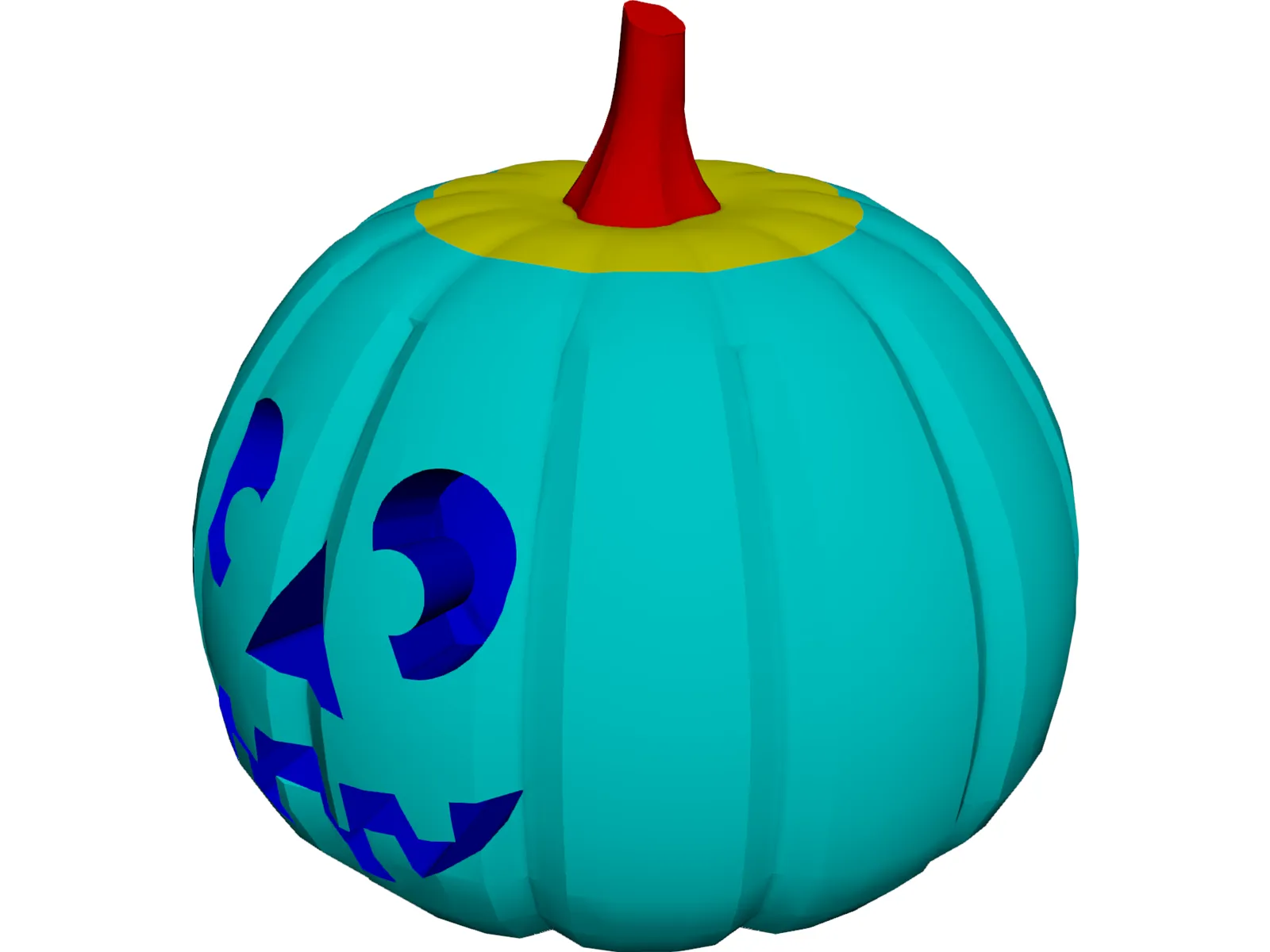 Jack-o-Lantern 3D Model