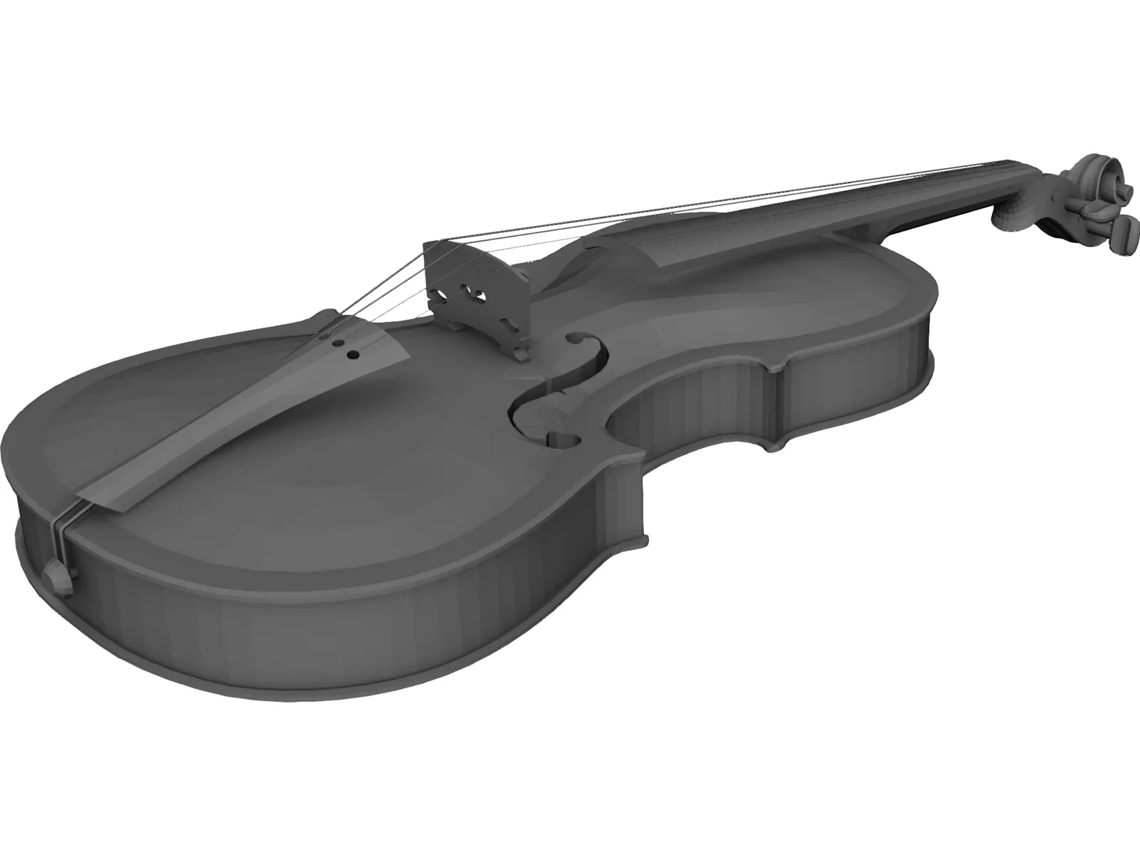 Violin 3D Model