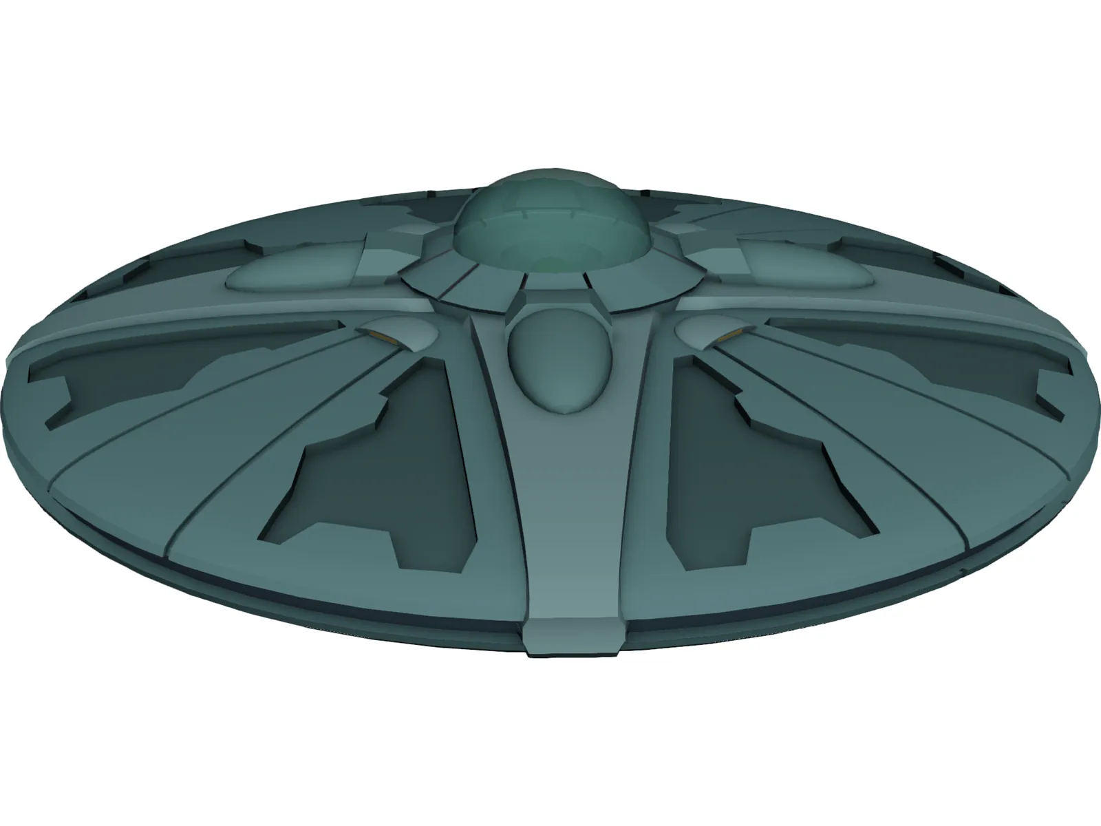 UFO Invader 3D Model