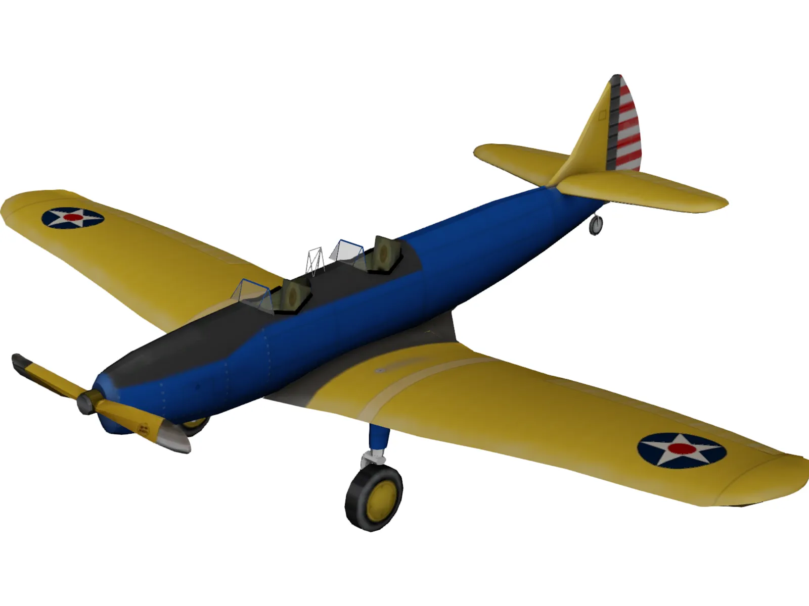 Ryan PT-19 Cornell 3D Model