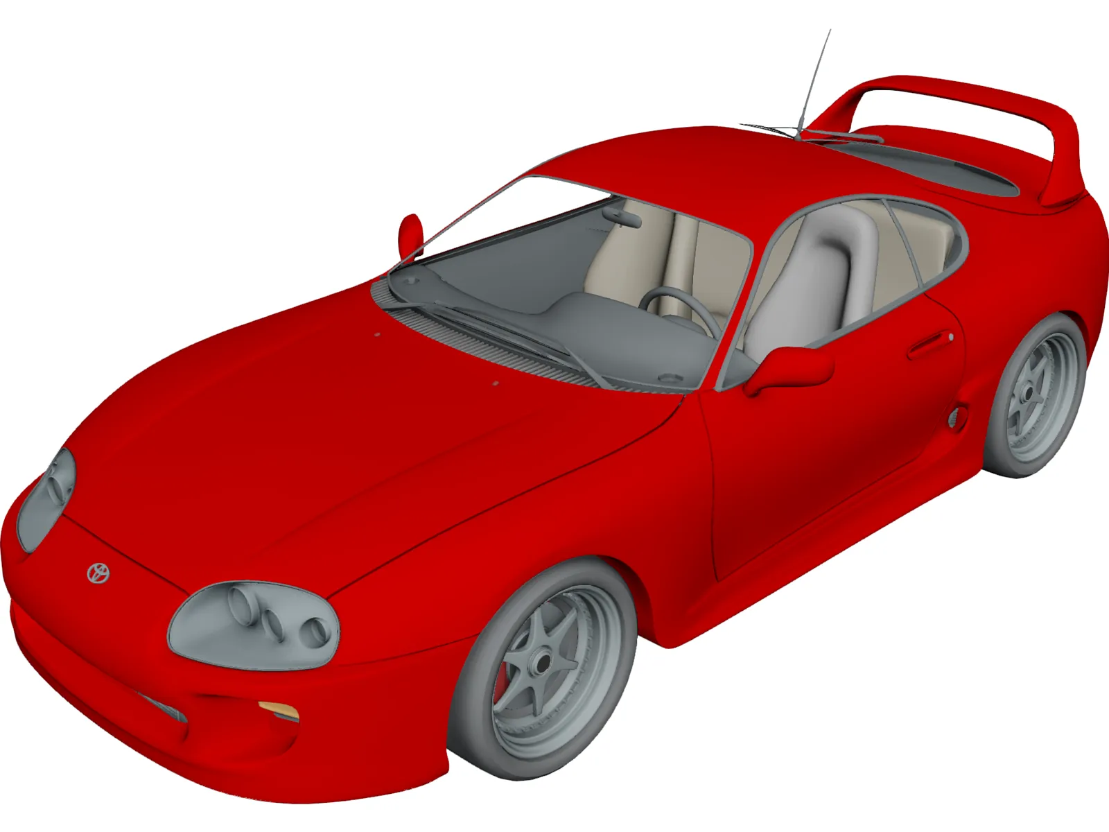 Toyota Supra 3D Model