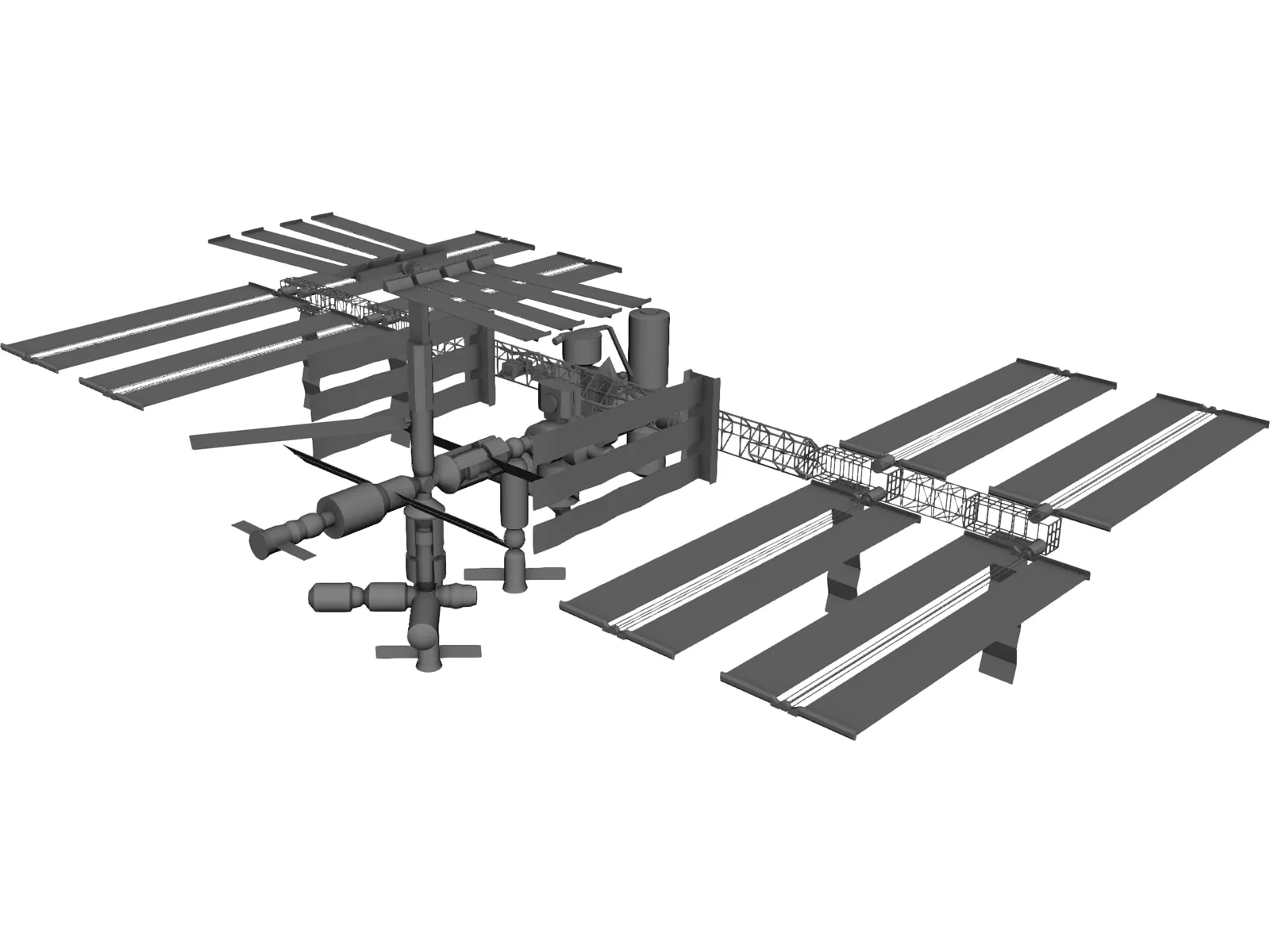 International Space Station 3D Model