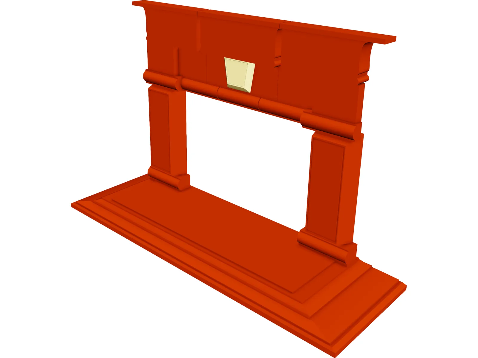 Fireplace 3D Model