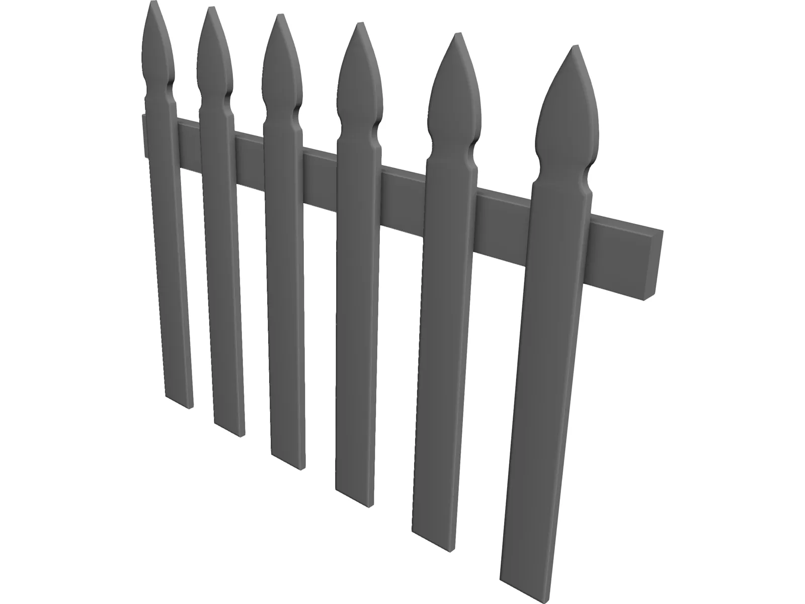 Fence Picket 3D Model