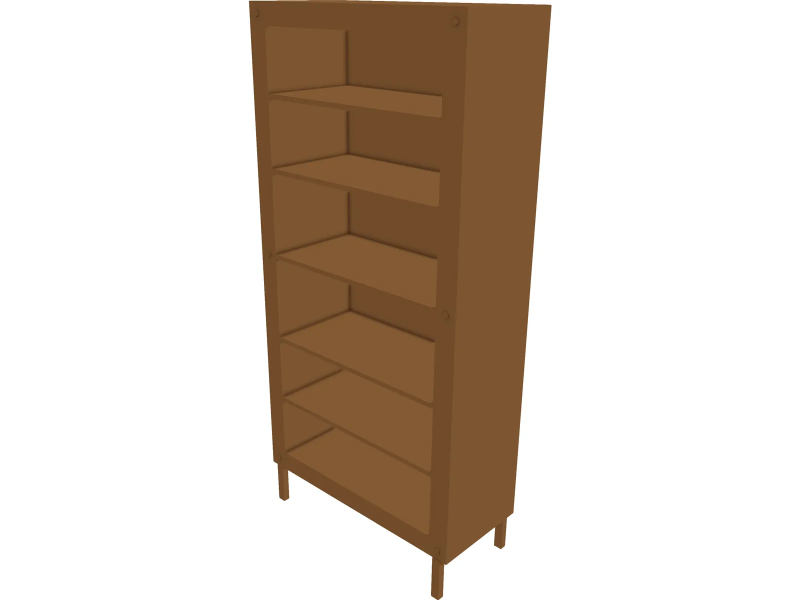 Bookshelf 3D Model