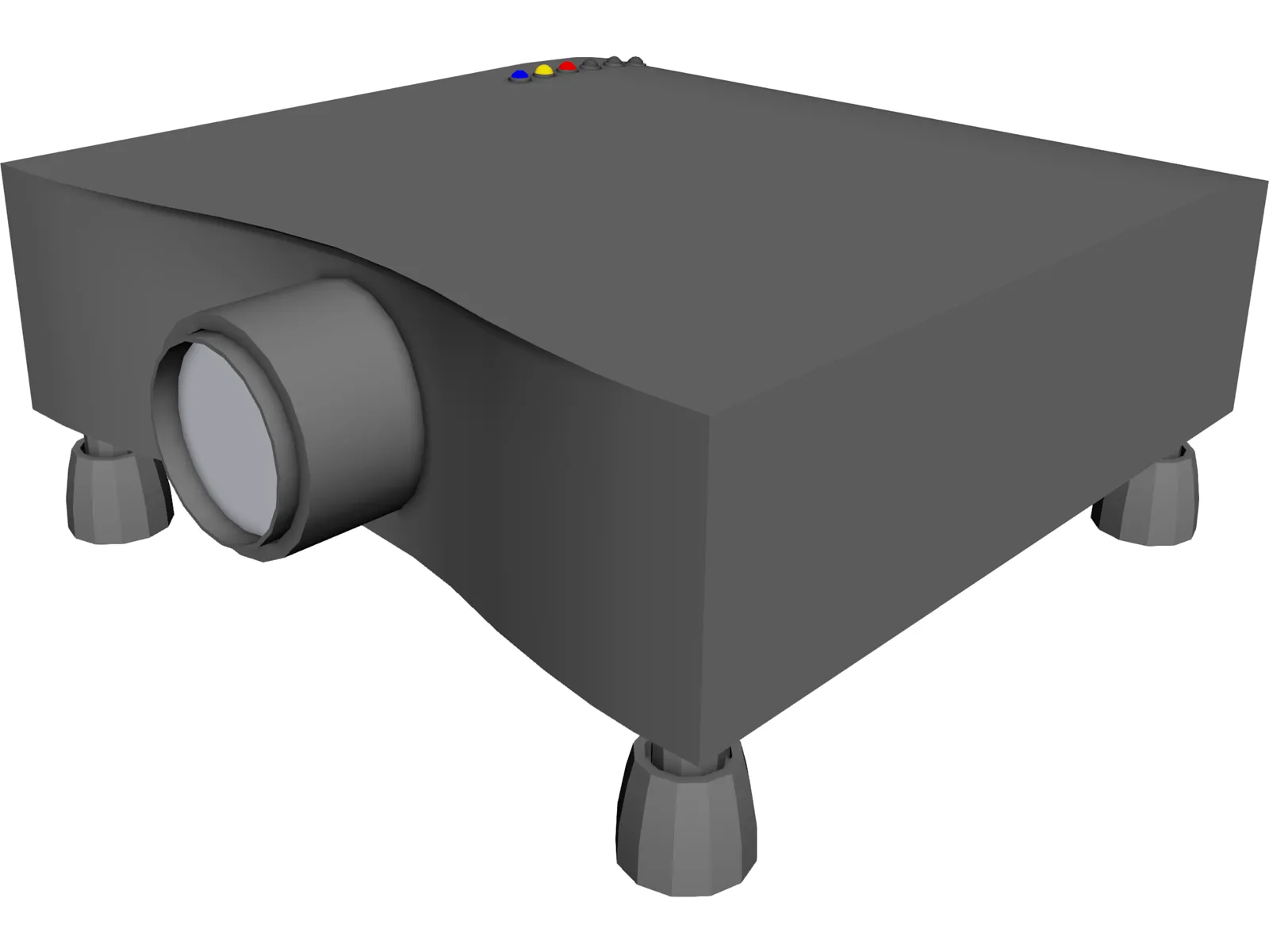 Slide Projector 3D Model