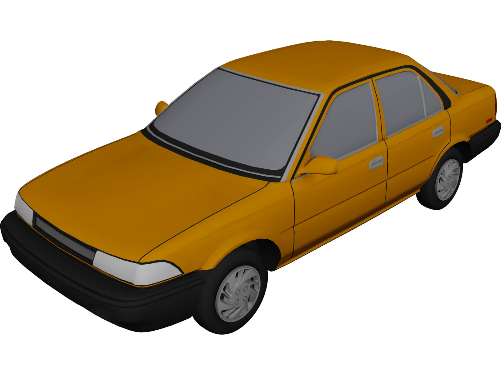 Toyota Corolla (1990) 3D Model