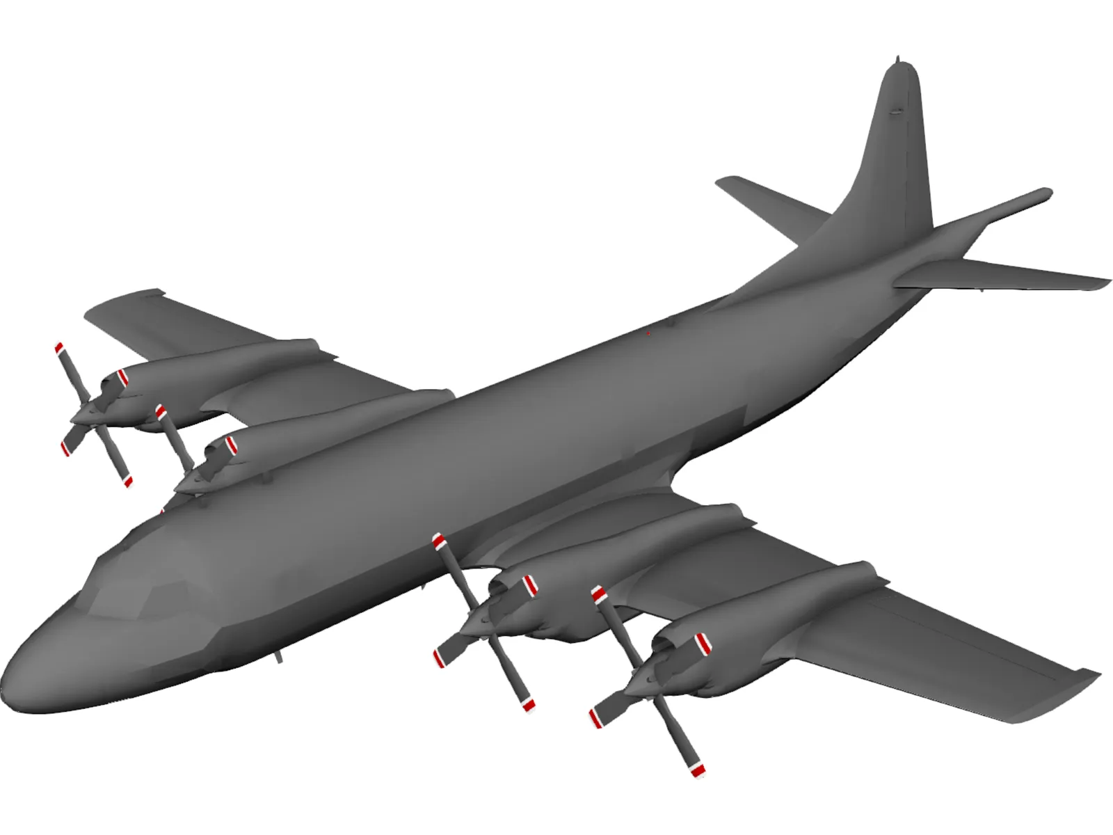 Lockheed P-3C Orion 3D Model