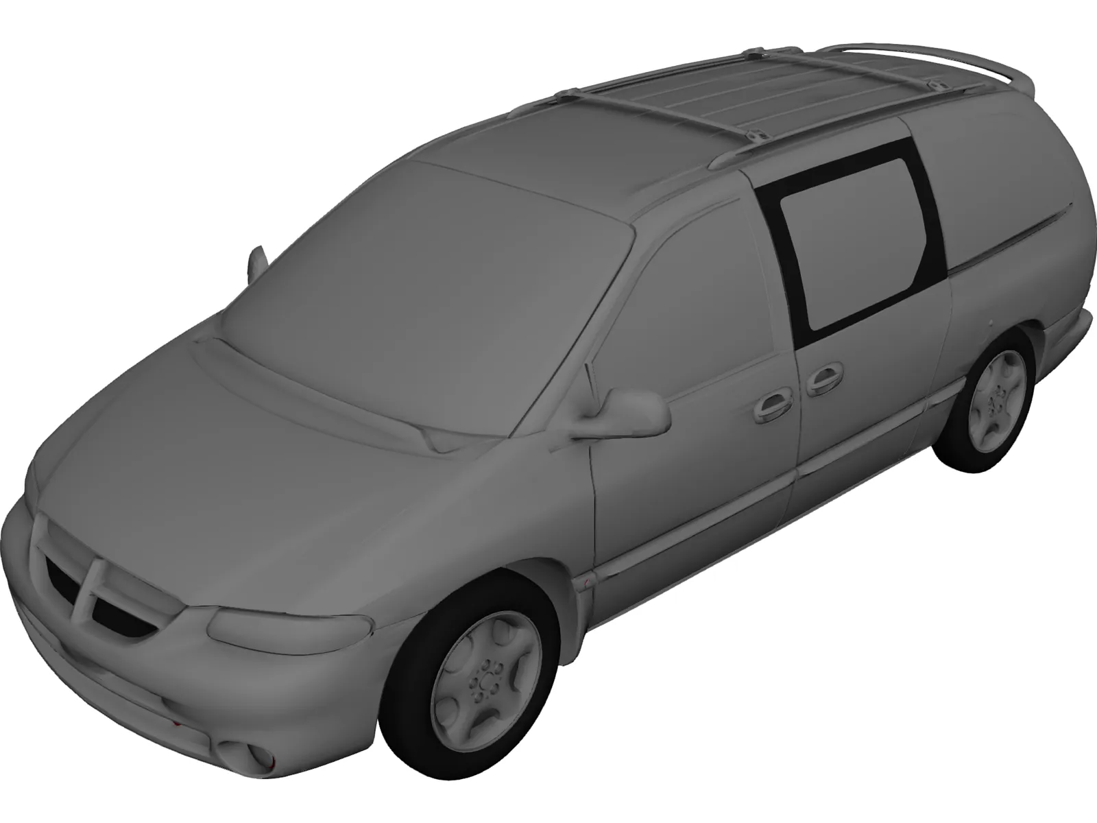 Dodge Caravan (1999) 3D Model