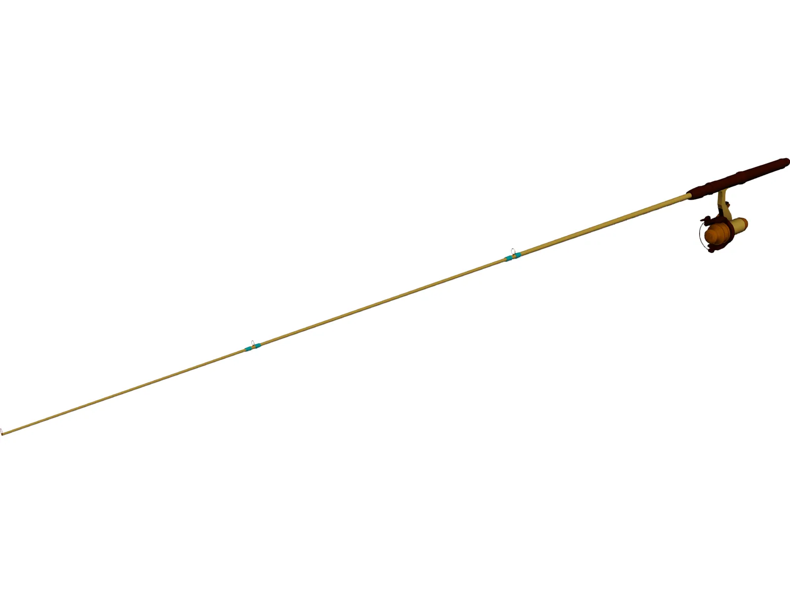 Fishing Pole 3D Model