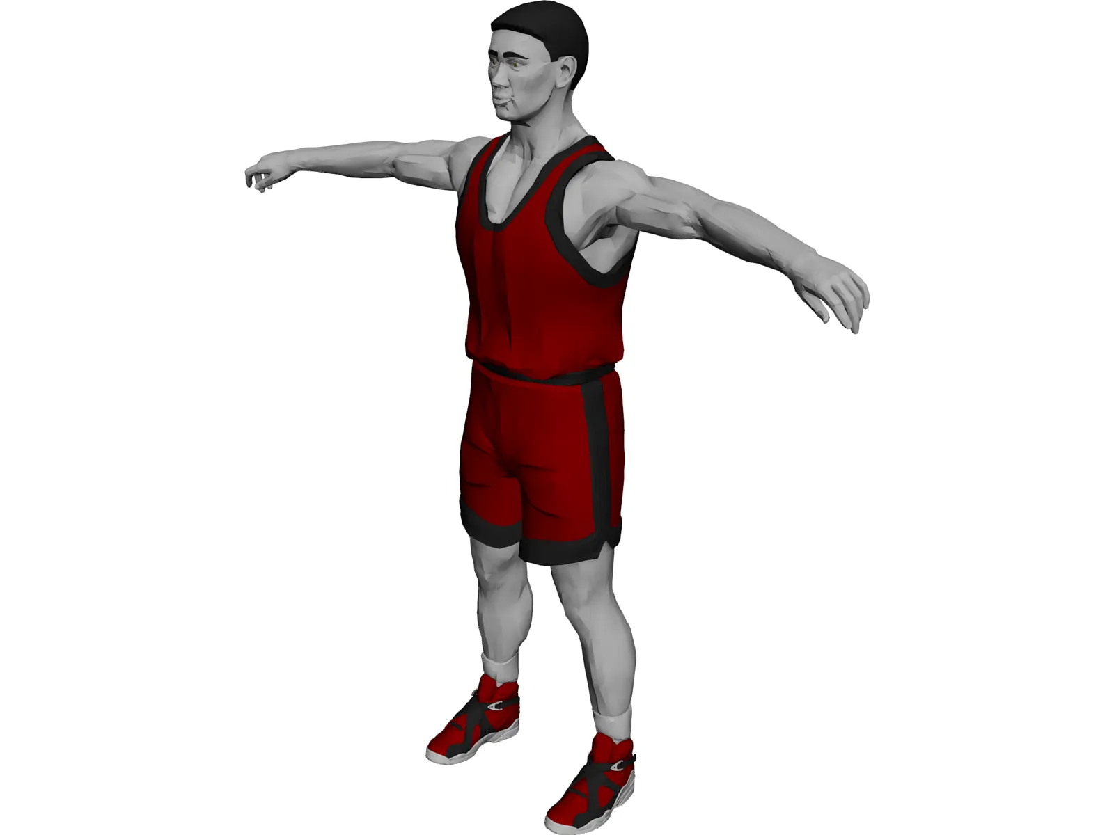 Basketball Player 3D Model