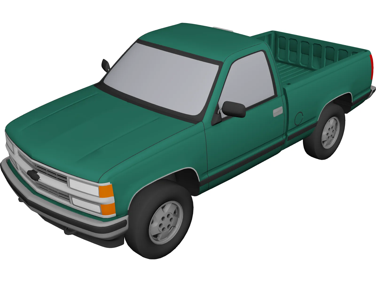 Chevrolet Full-Size Pickup (1994) 3D Model