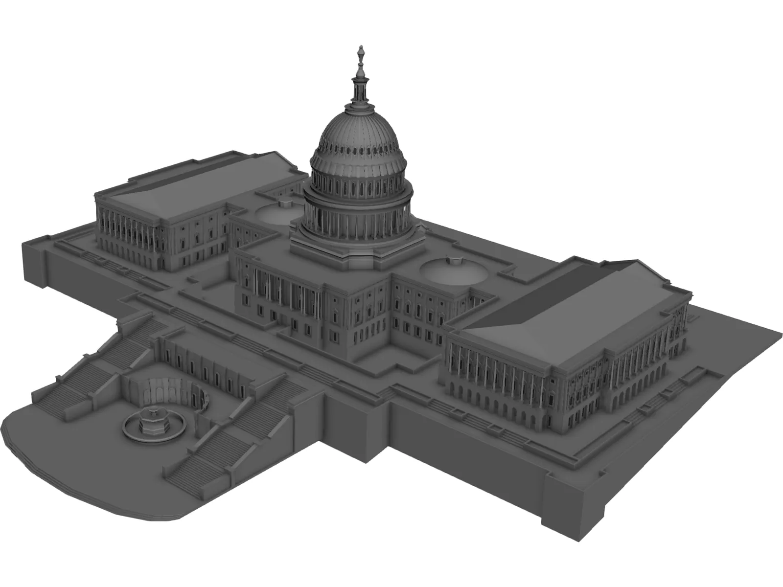 US Capitol Building 3D Model