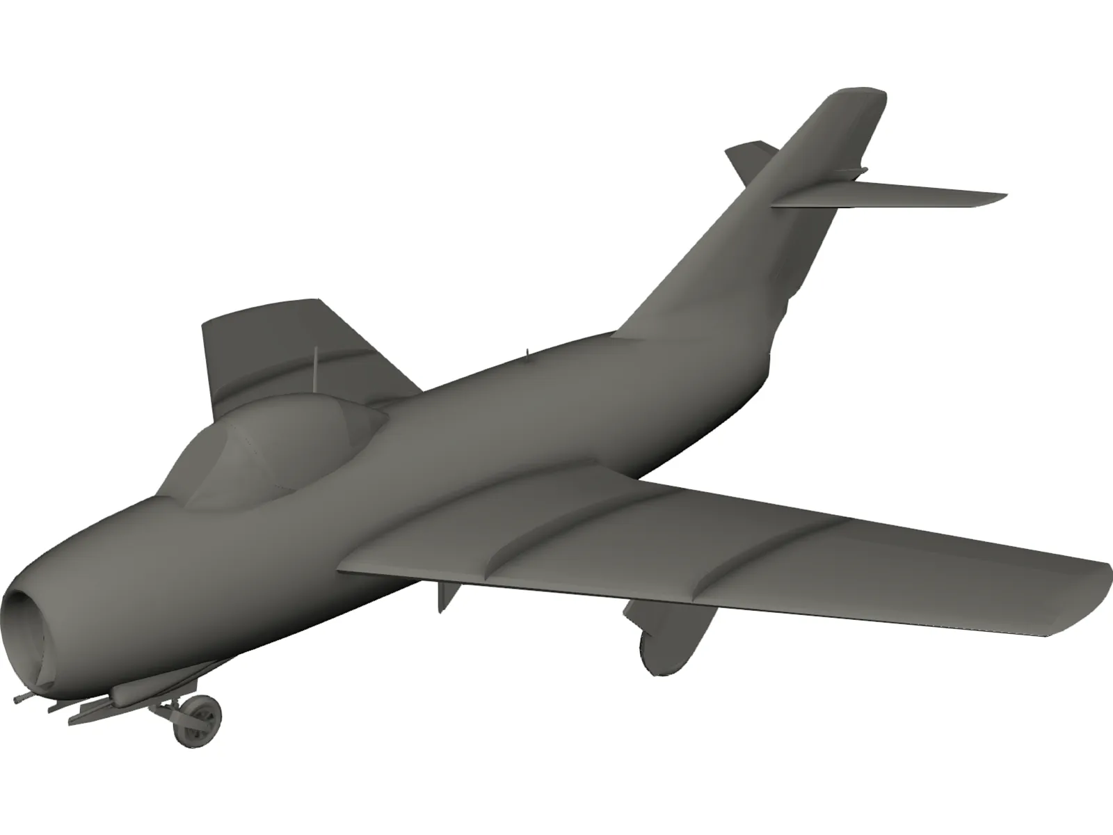 MiG-15 3D Model