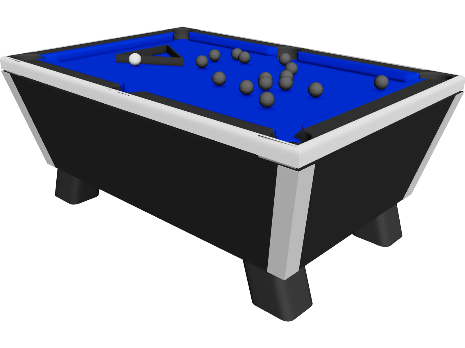 Pool Table 3D Model