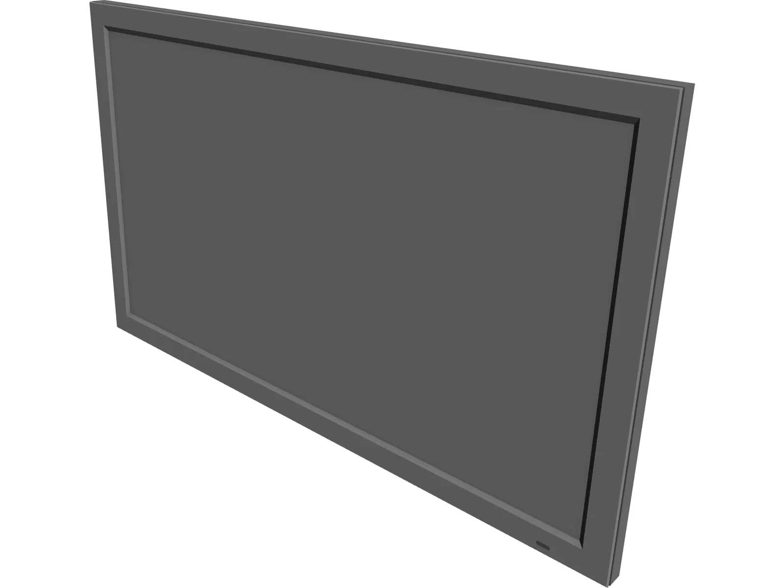 Plasma Screen 3D Model