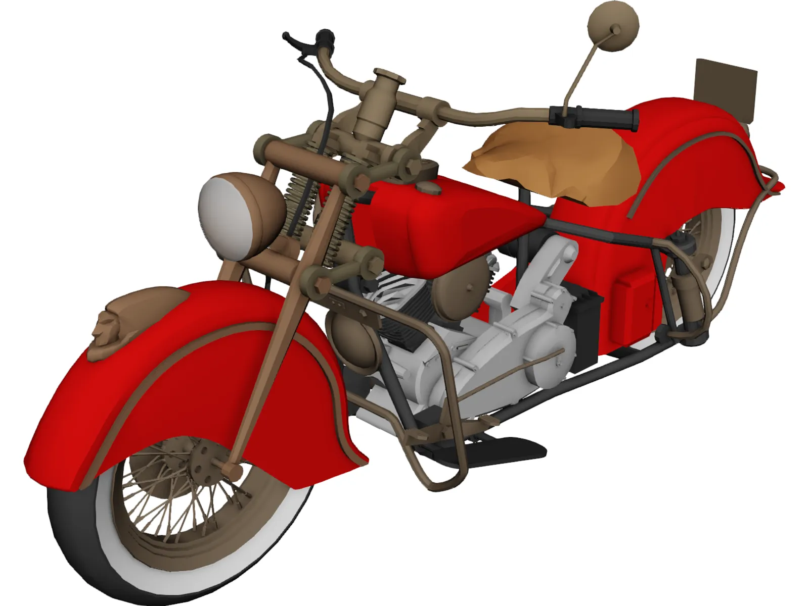 Indian Chief 348 3D Model