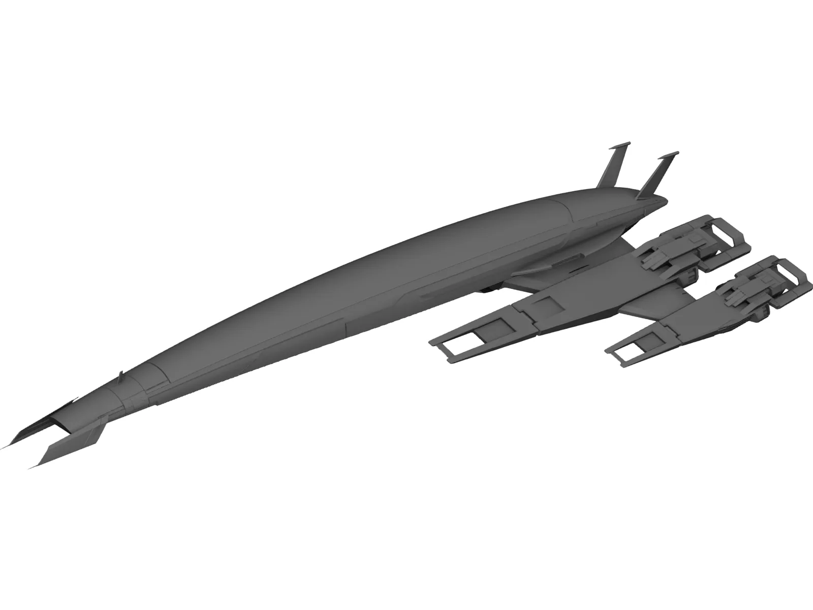 SR-2 Normandy 3D Model