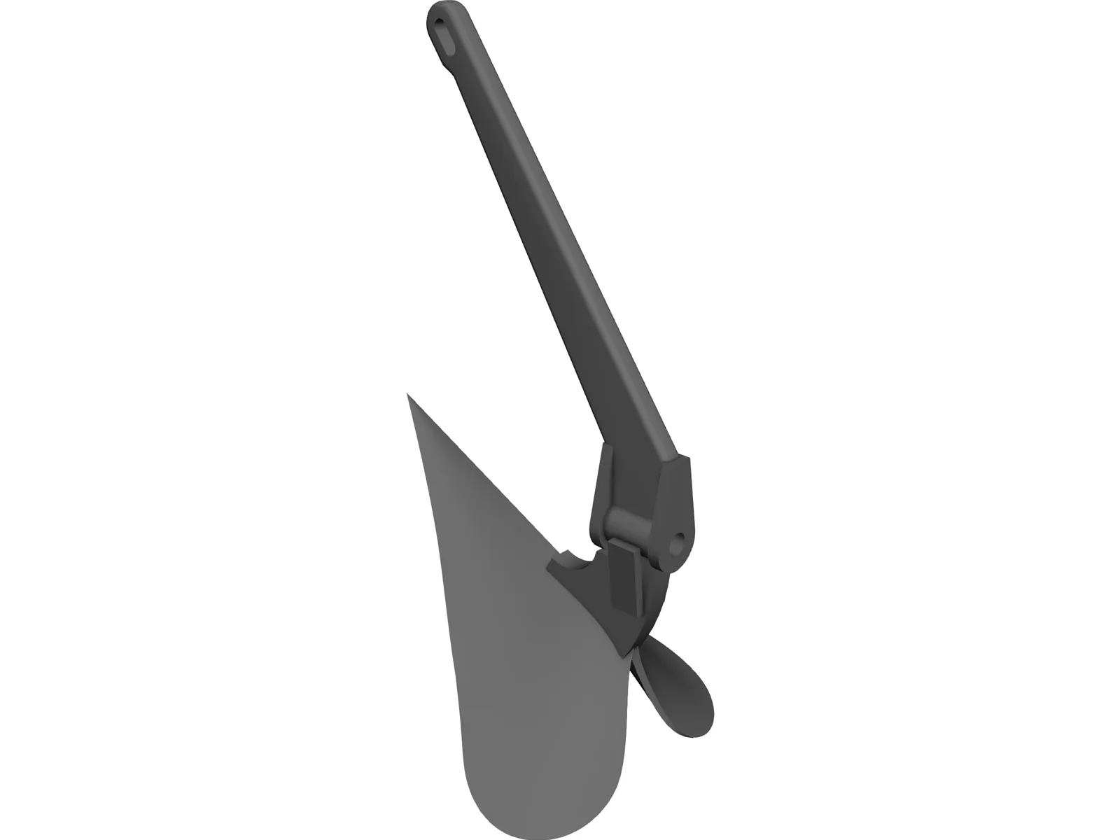 Anchor Plow 750 lb 3D Model