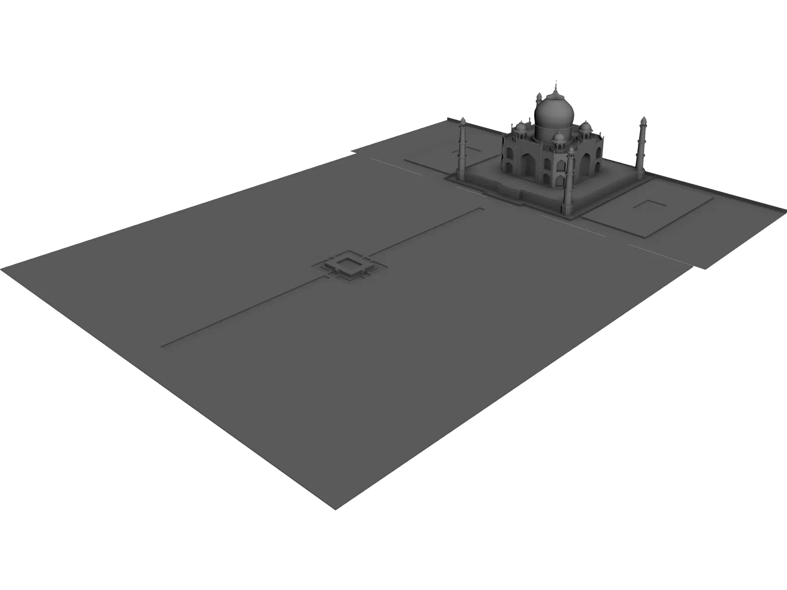 Taj Mahal 3D Model