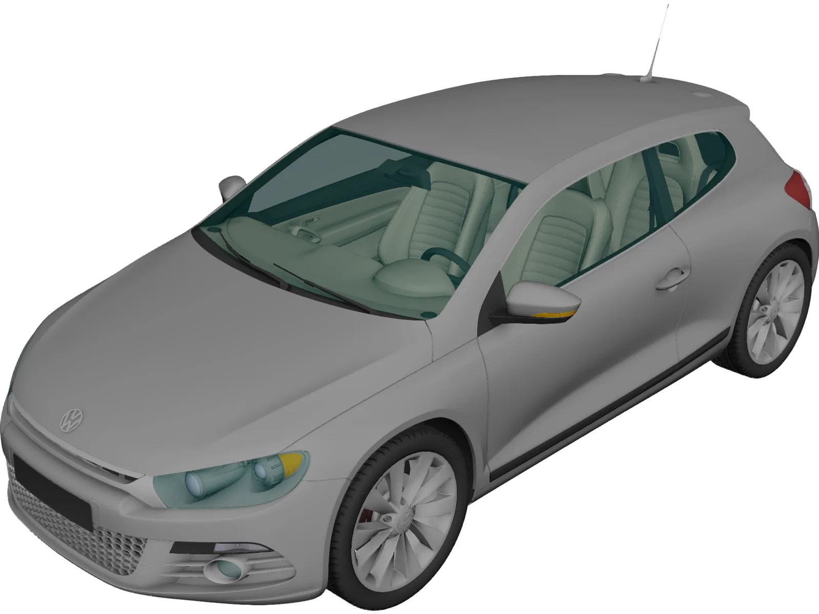 Volkswagen Scirocco 3D Model