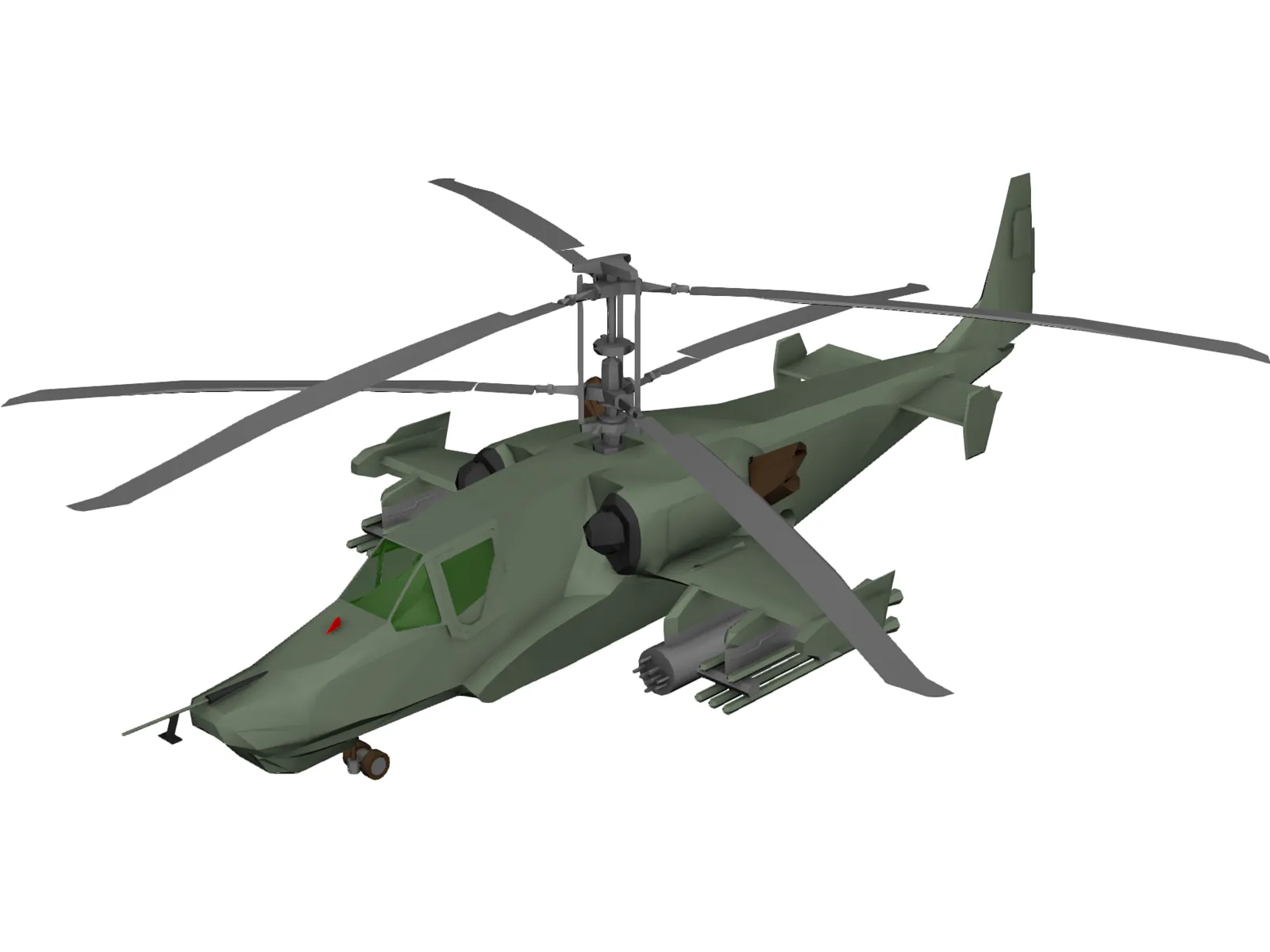 Kamov Ka-50 3D Model