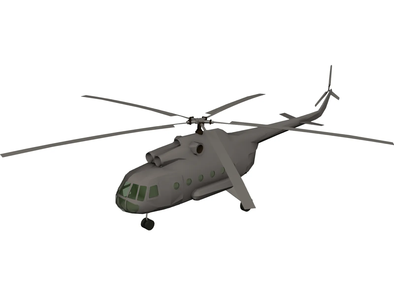 Mil Mi-8 Hip 3D Model