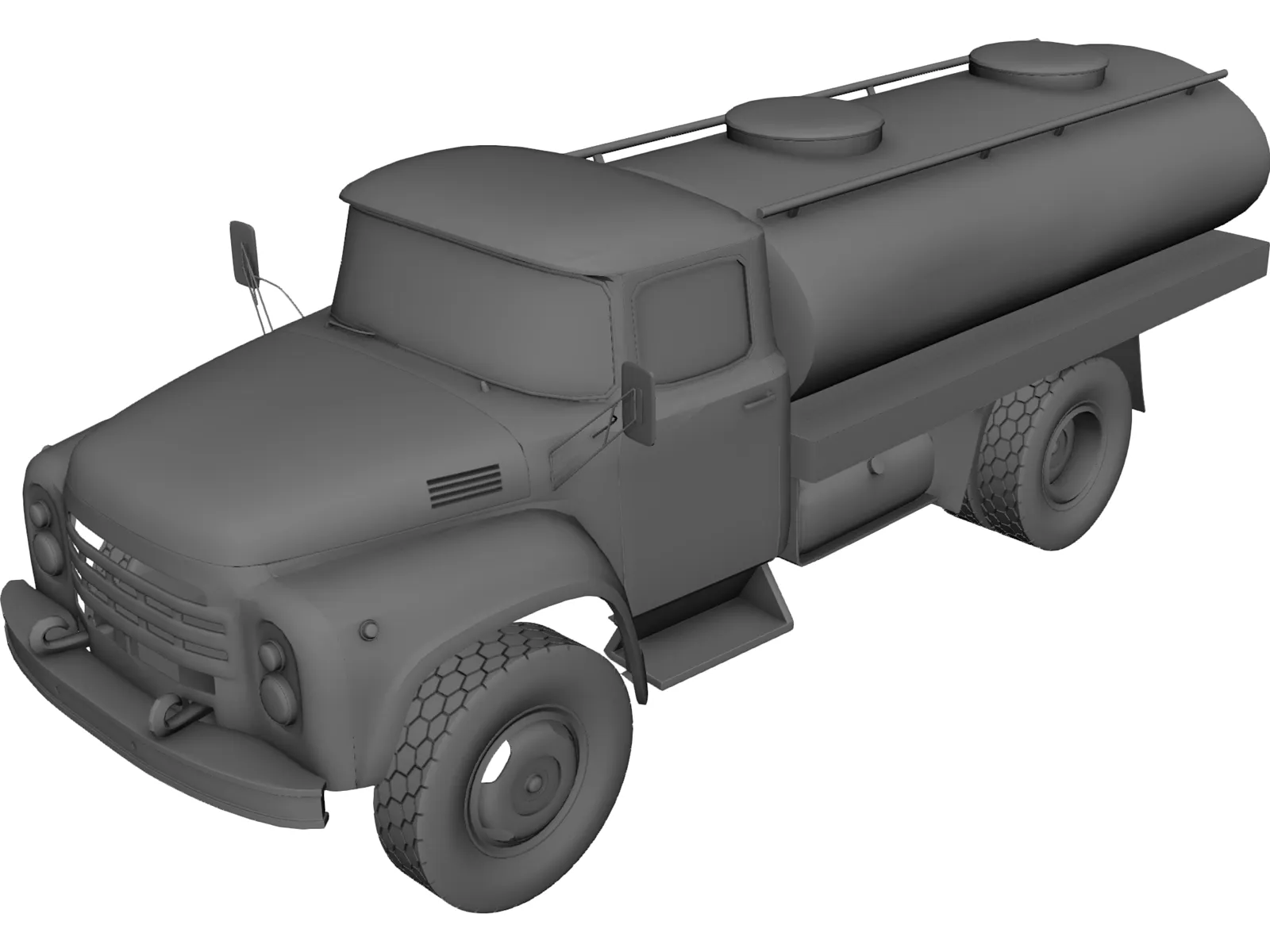 ZIS-3 3D Model