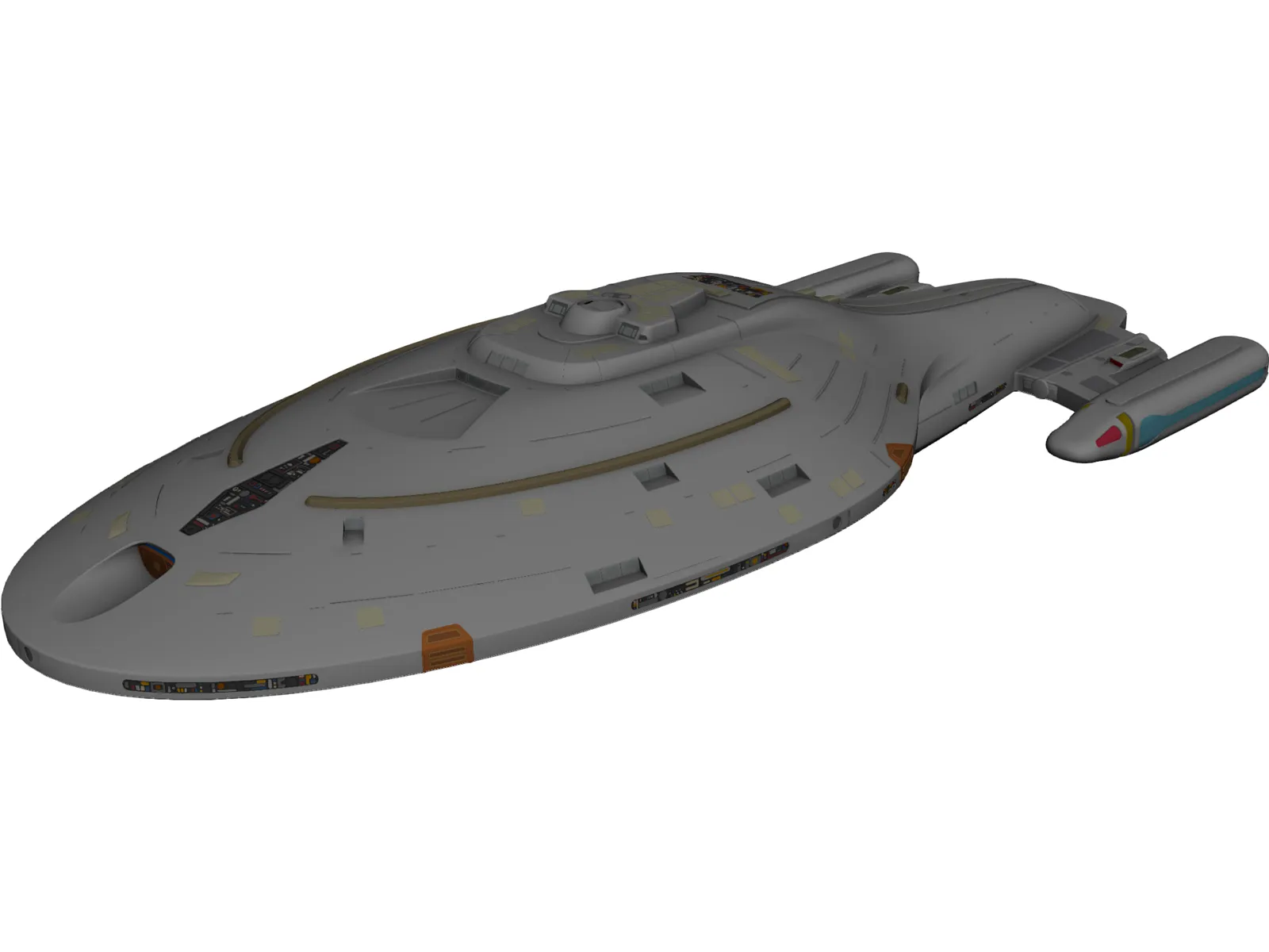 Star Trek Voyager 3D Model