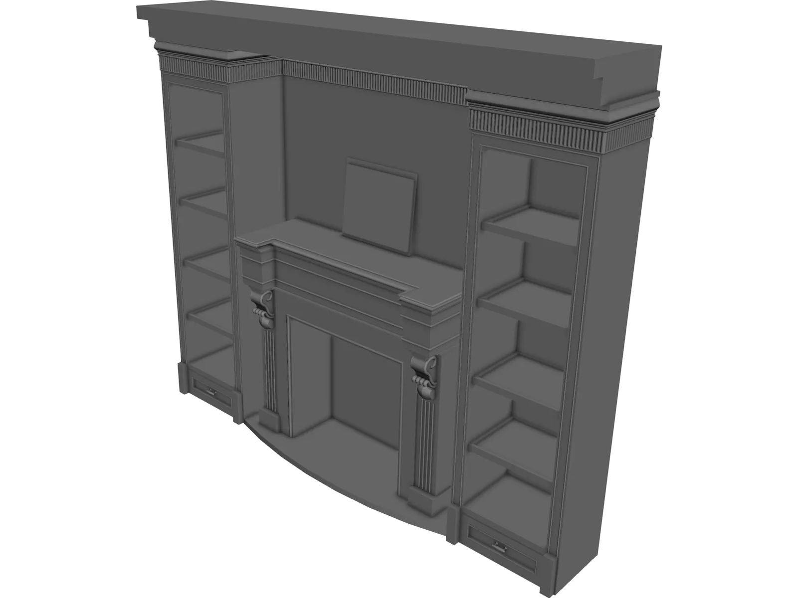 Fireplace 3D Model