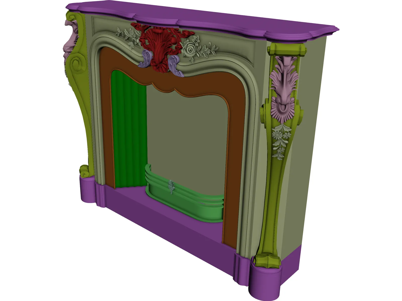 Fireplace 3D Model