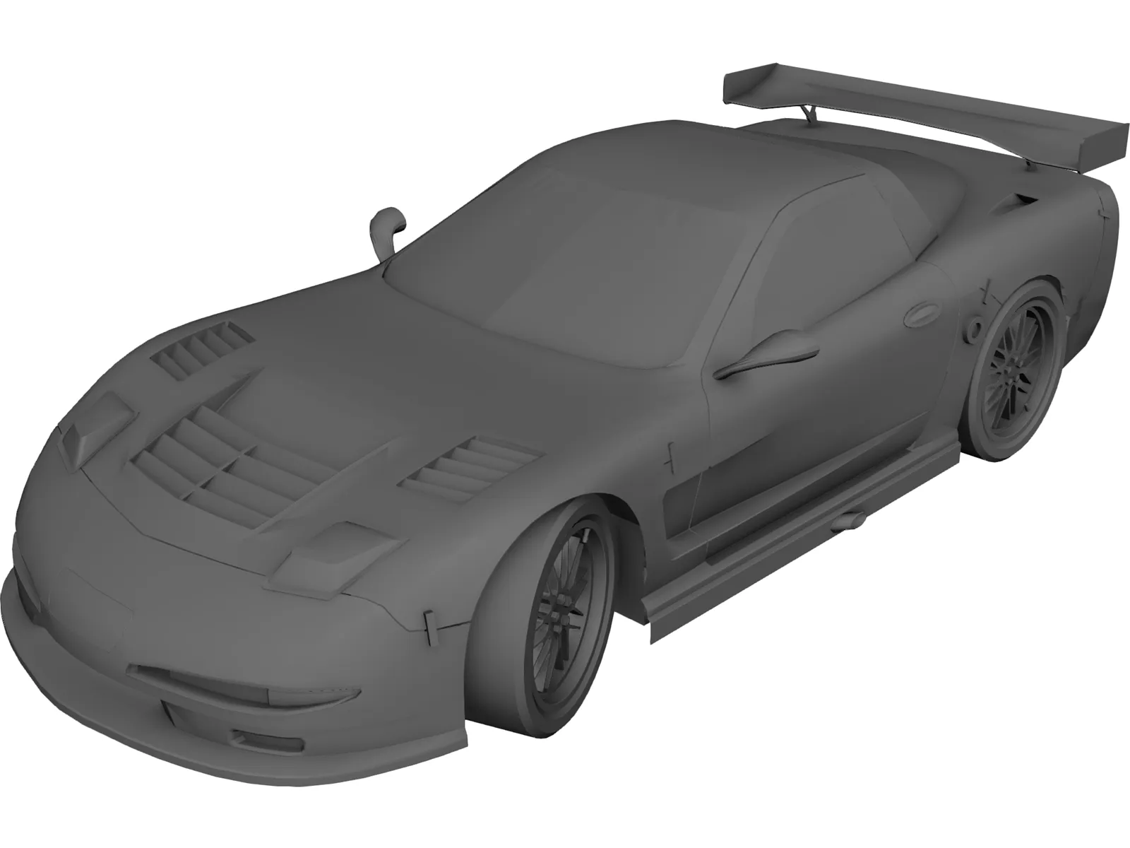 Chevrolet Corvette C6-R 3D Model