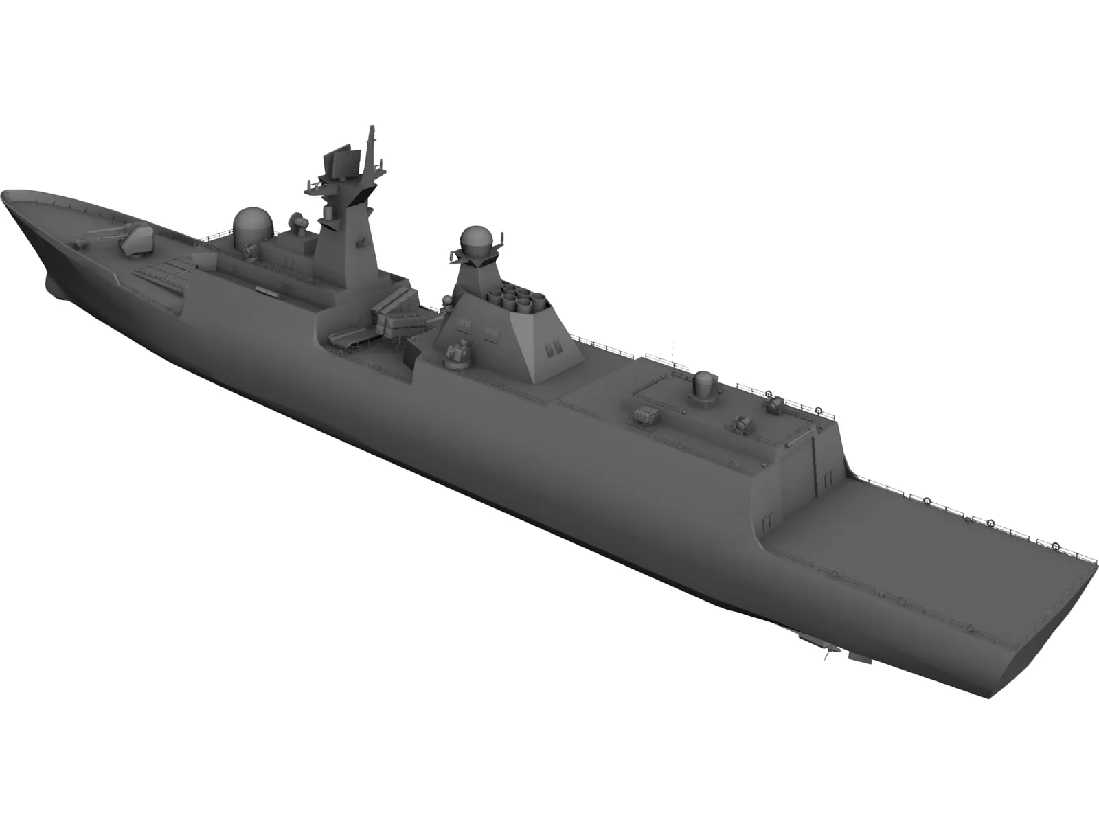 JIANGKAI Type 054A Frigate 3D Model