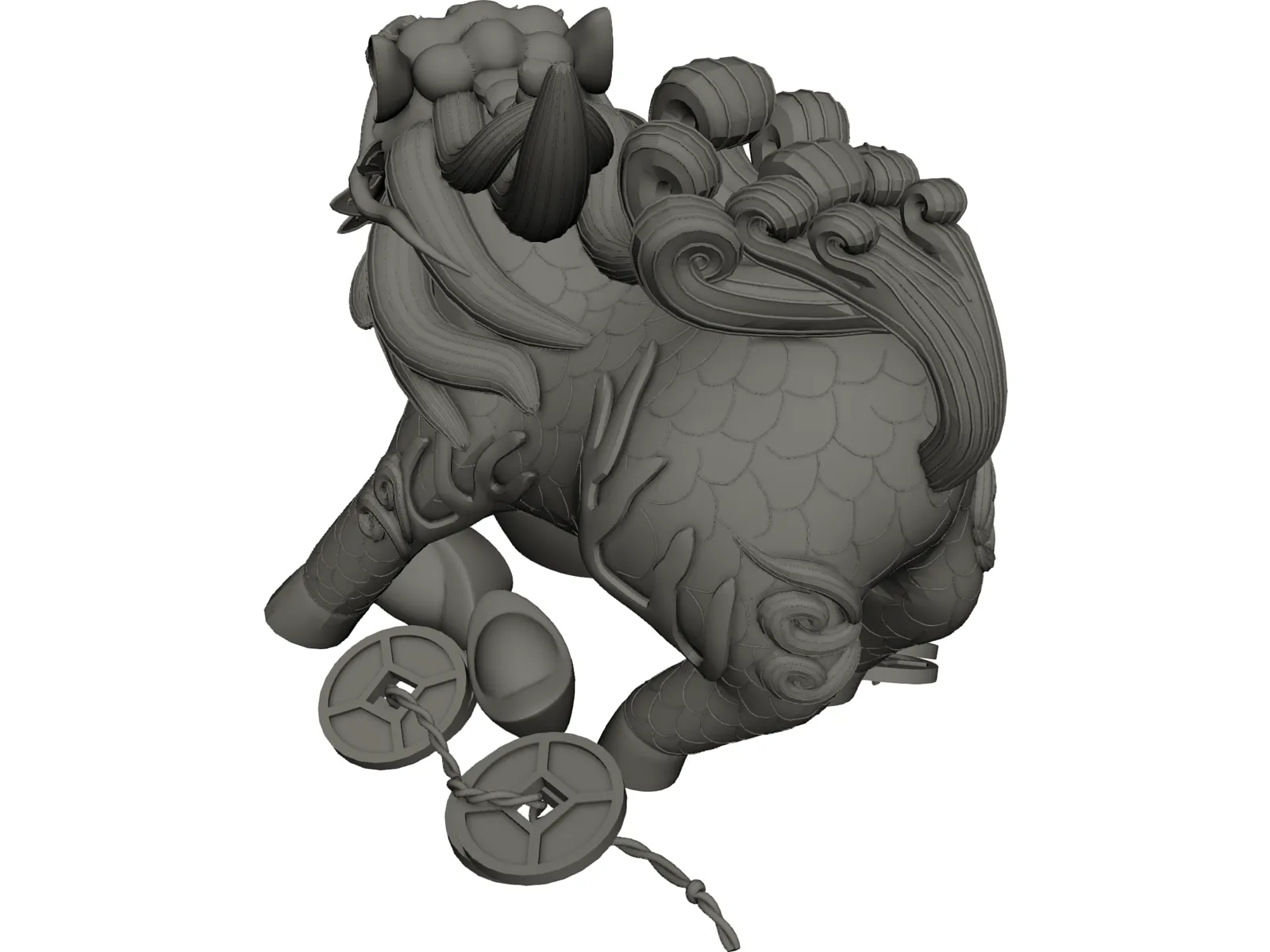 China Dragon 3D Model