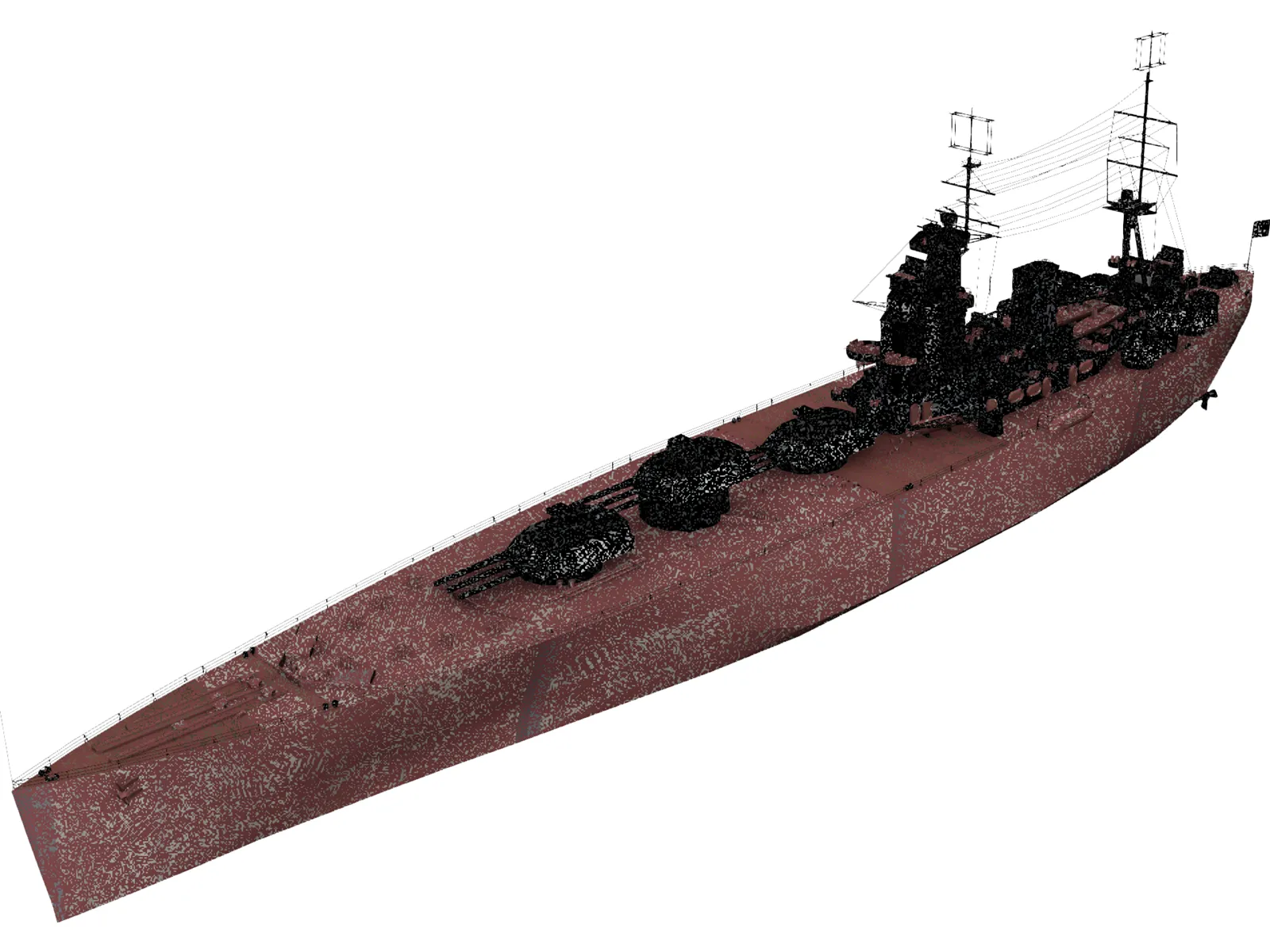 HMS Nelson 3D Model